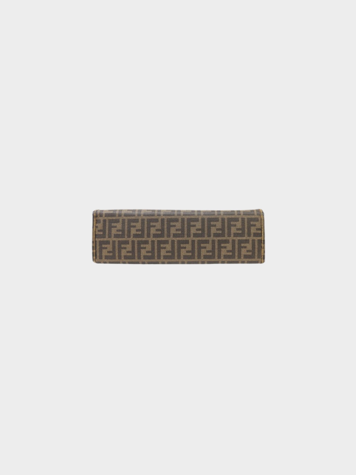 Fendi 2000s Brown Zucca Pattern Mesh Tote Bag
