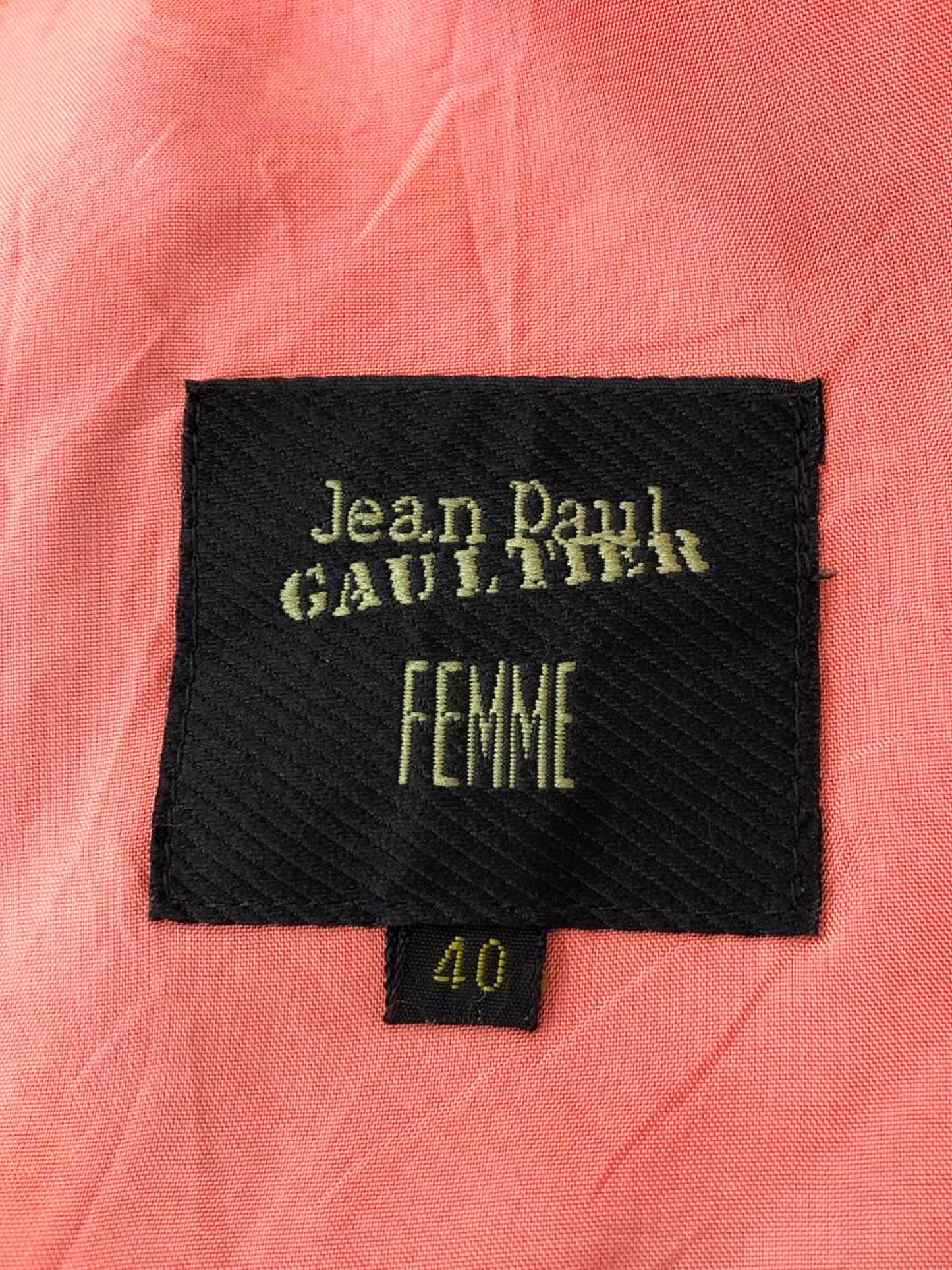 Jean Paul Gaultier 2000s Black Collarless Jacket