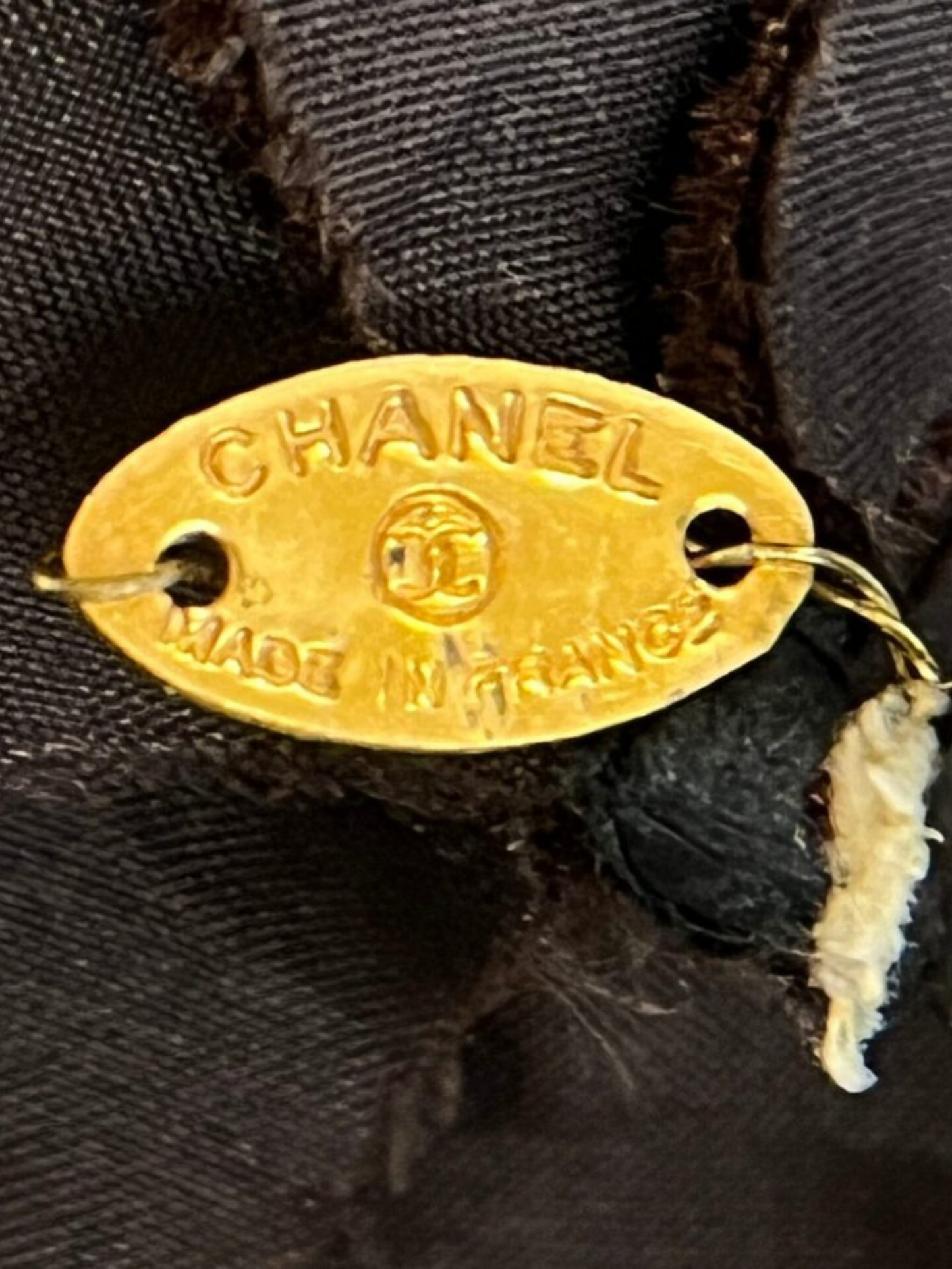 Chanel 1995-1997 Brown Velvet Camellia Brooch