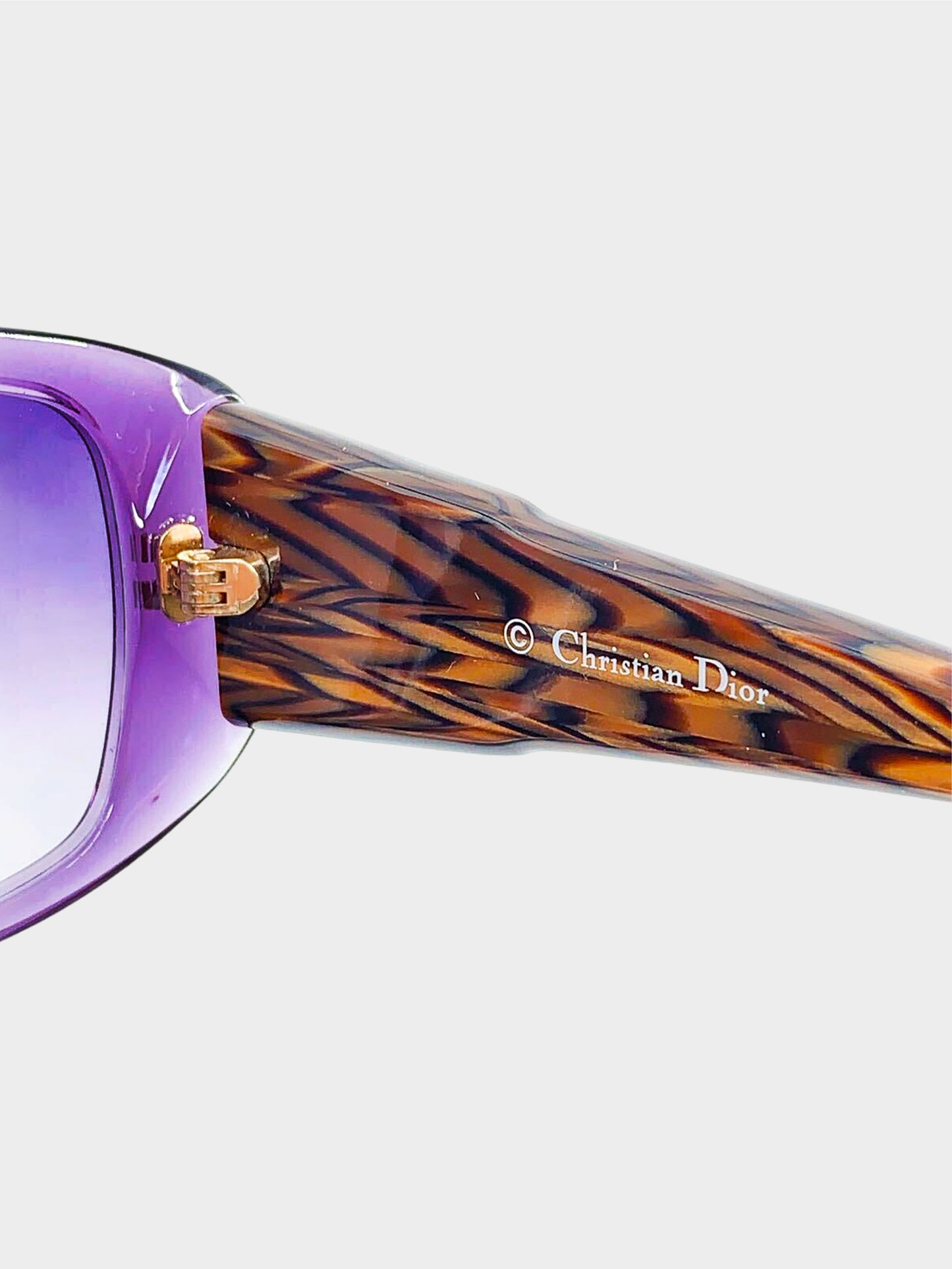 Christian Dior 2010s Purple Ethnidior Sunglasses