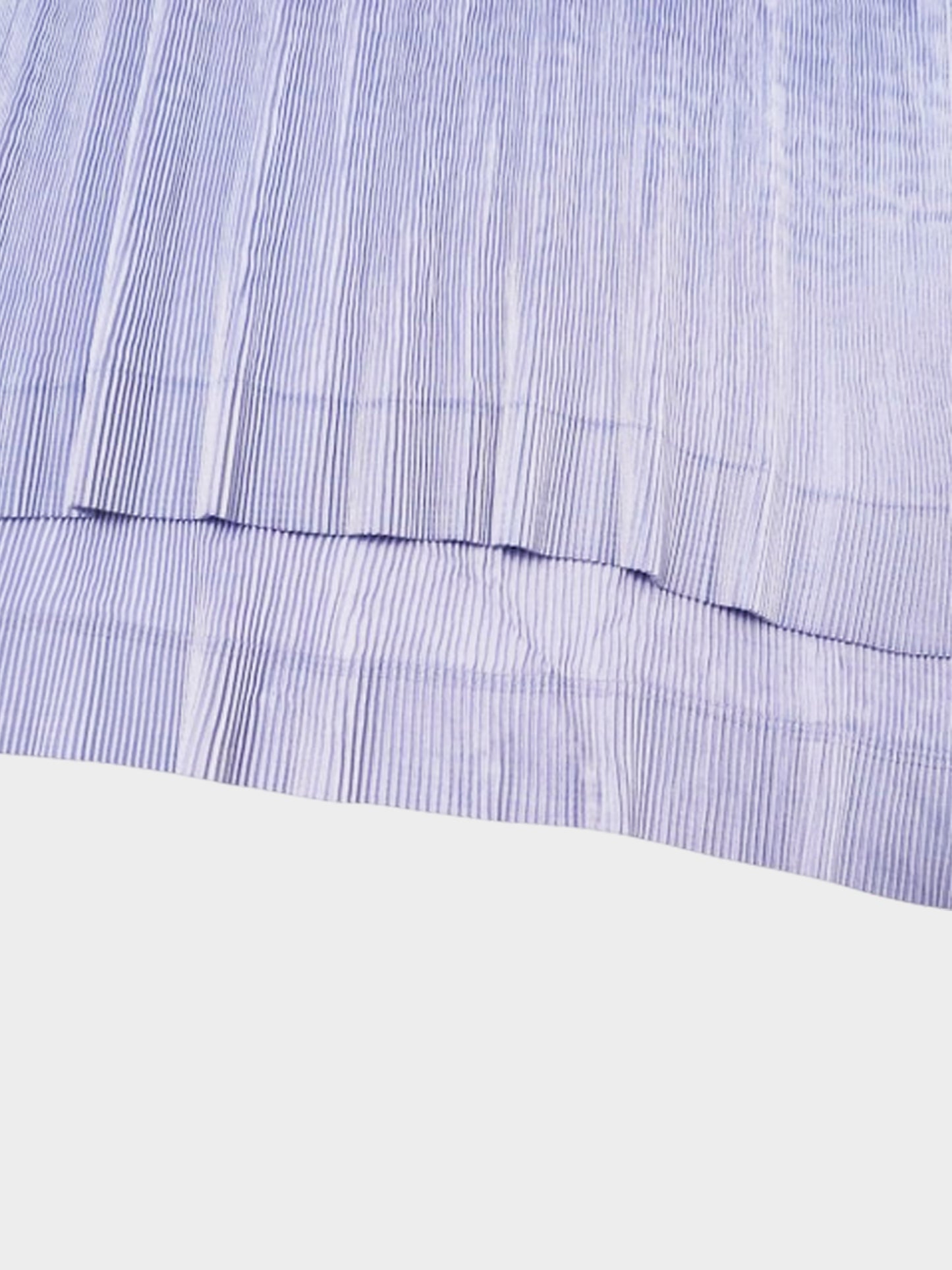 Issey Miyake 1990s Rare Lavender Pleated Satin Silk Apron Dress