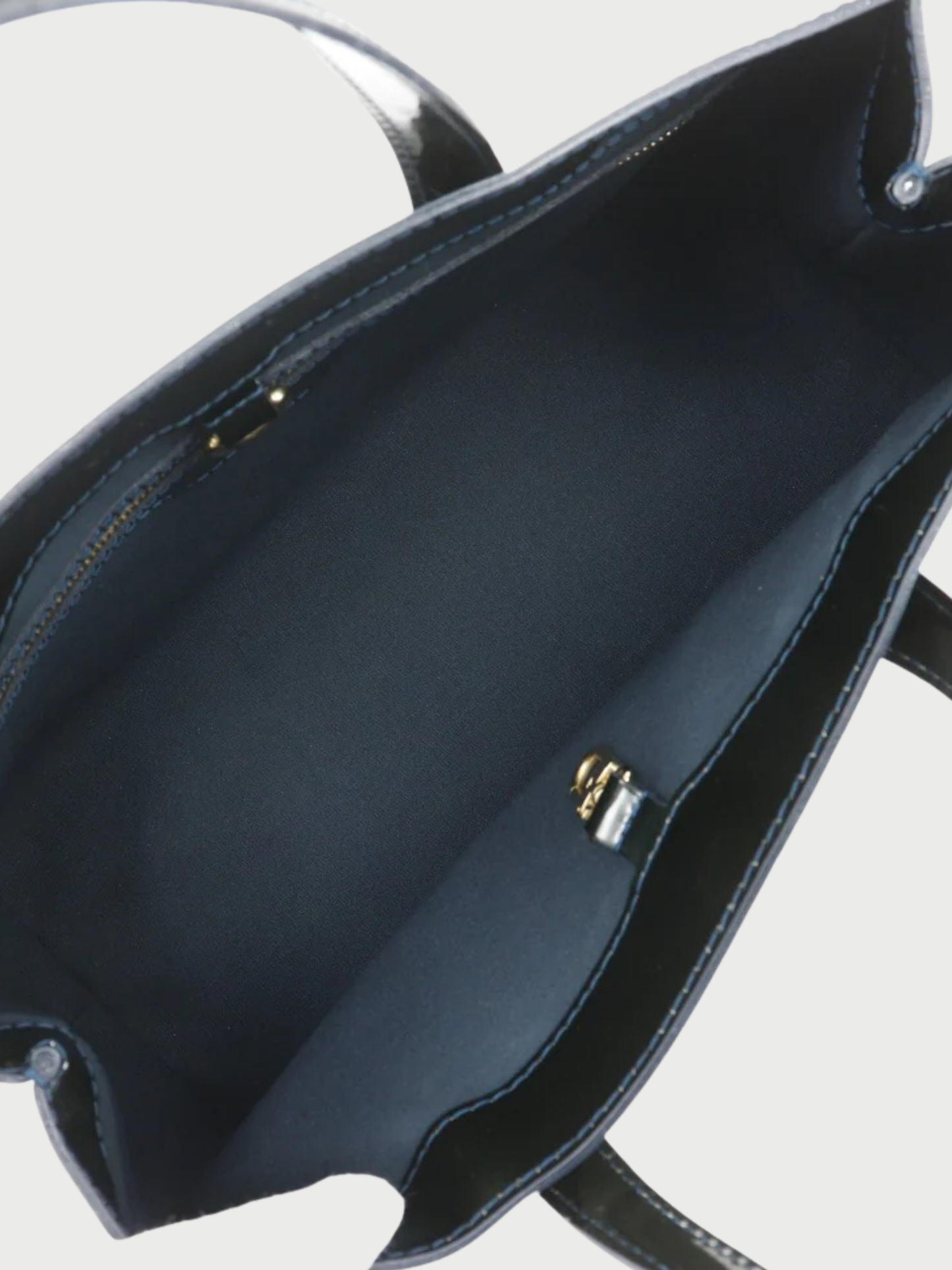 Louis Vuitton 2009 Bleu Nuit Monogram Vernis Wilshire PM Handbag