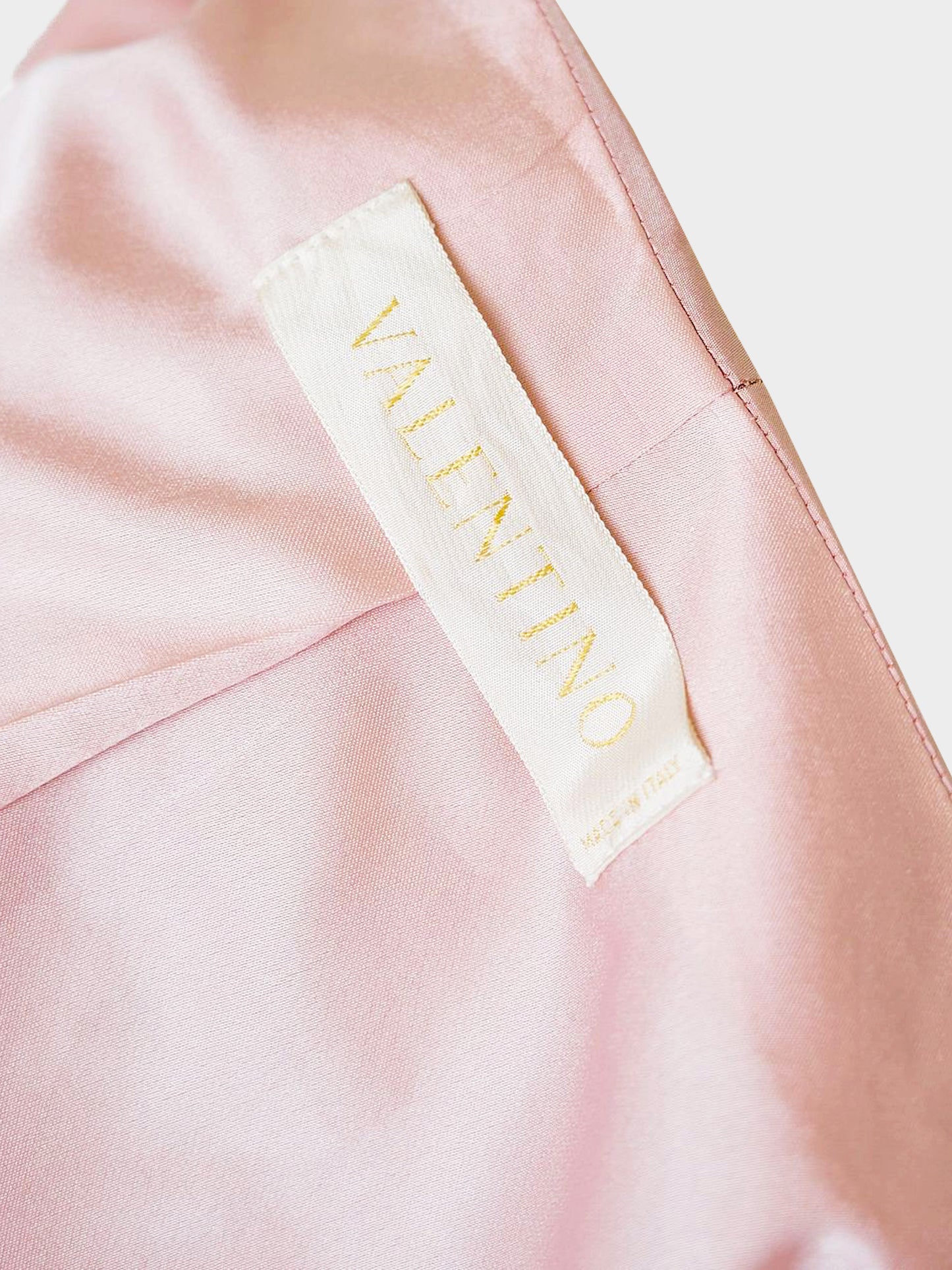 Valentino 1990s Powder Pink Silk Satin Jacket
