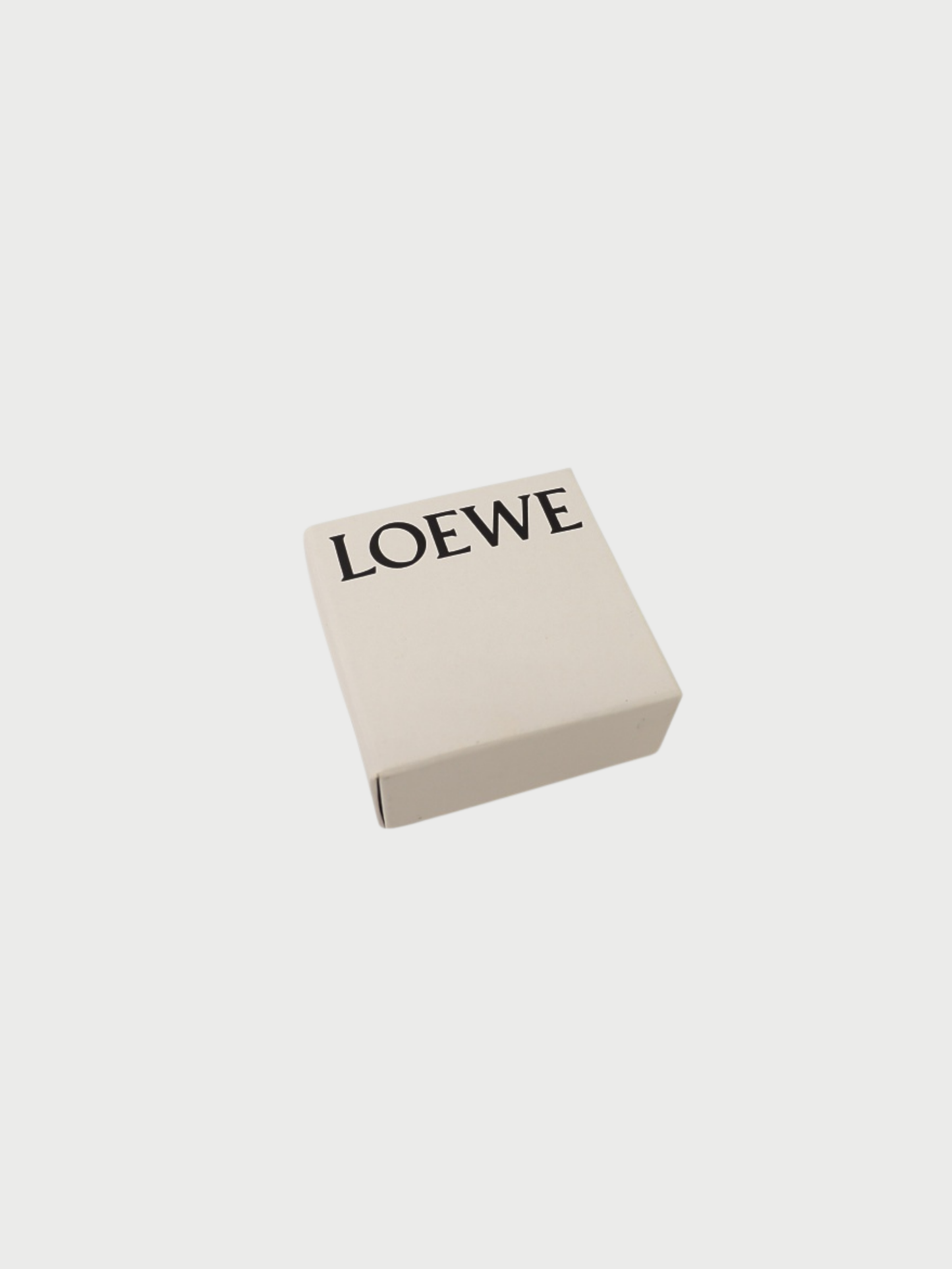 Loewe 2000s Gold Plated Metal Anagram Key Ring