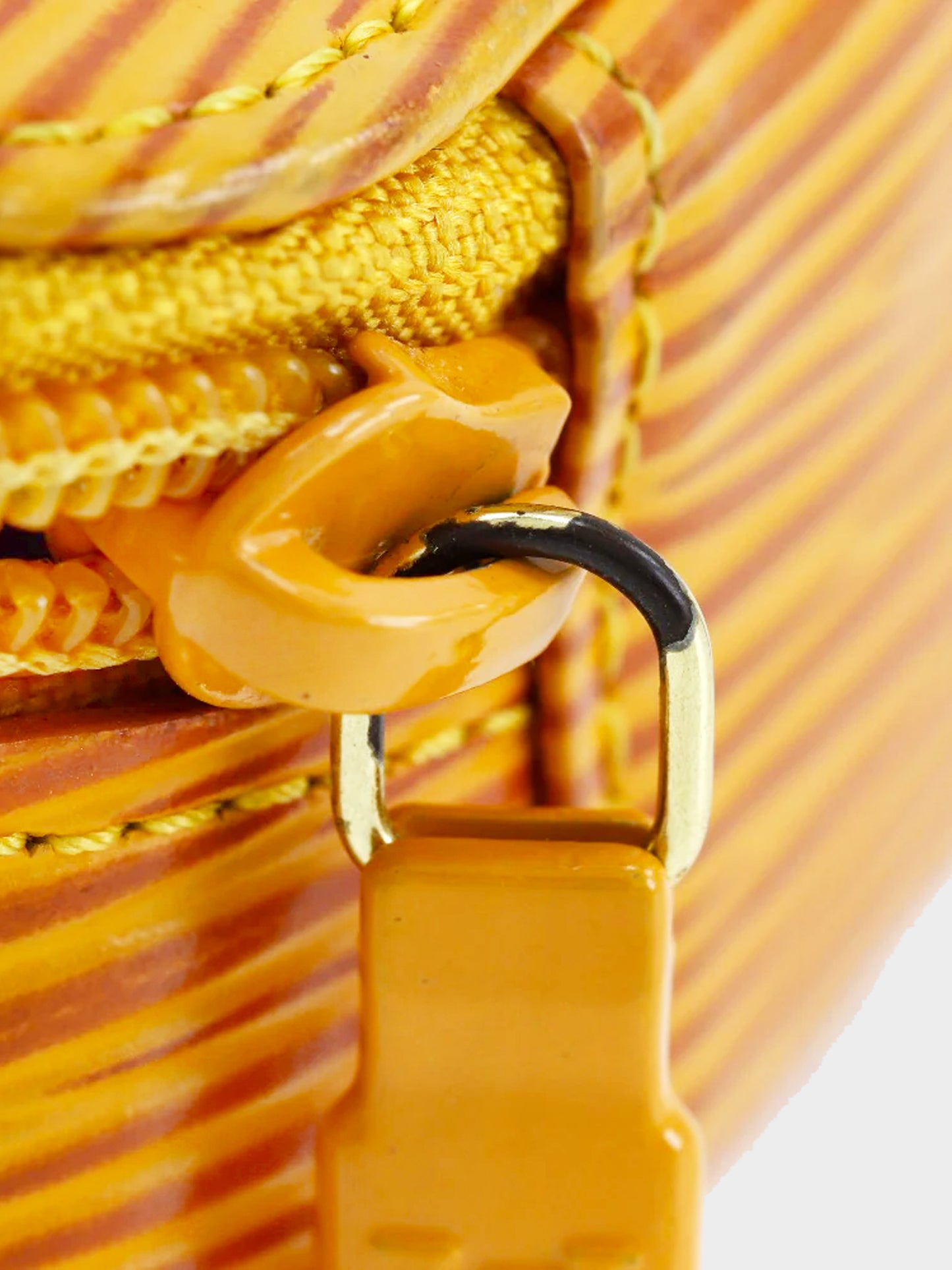 Louis Vuitton 2000s Yellow Epi Leather Ecrin Bijoux Jewelry Case