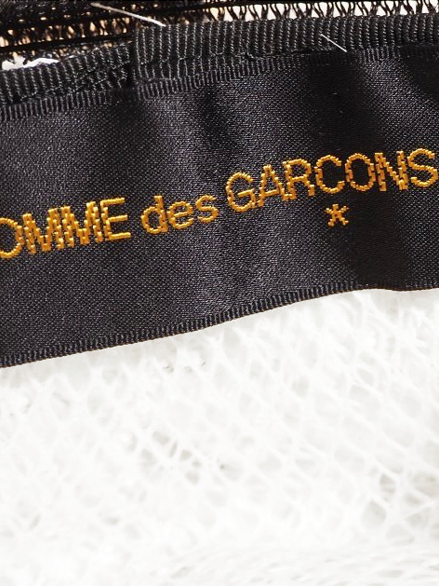 Comme des Garçons 2000s Rare White Faux Fur Hat