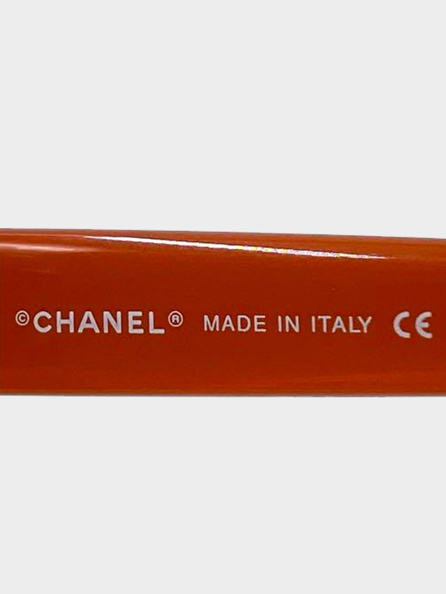 Chanel 2000s Rare Gold and Brown 4081 CC Oval Sunglasses