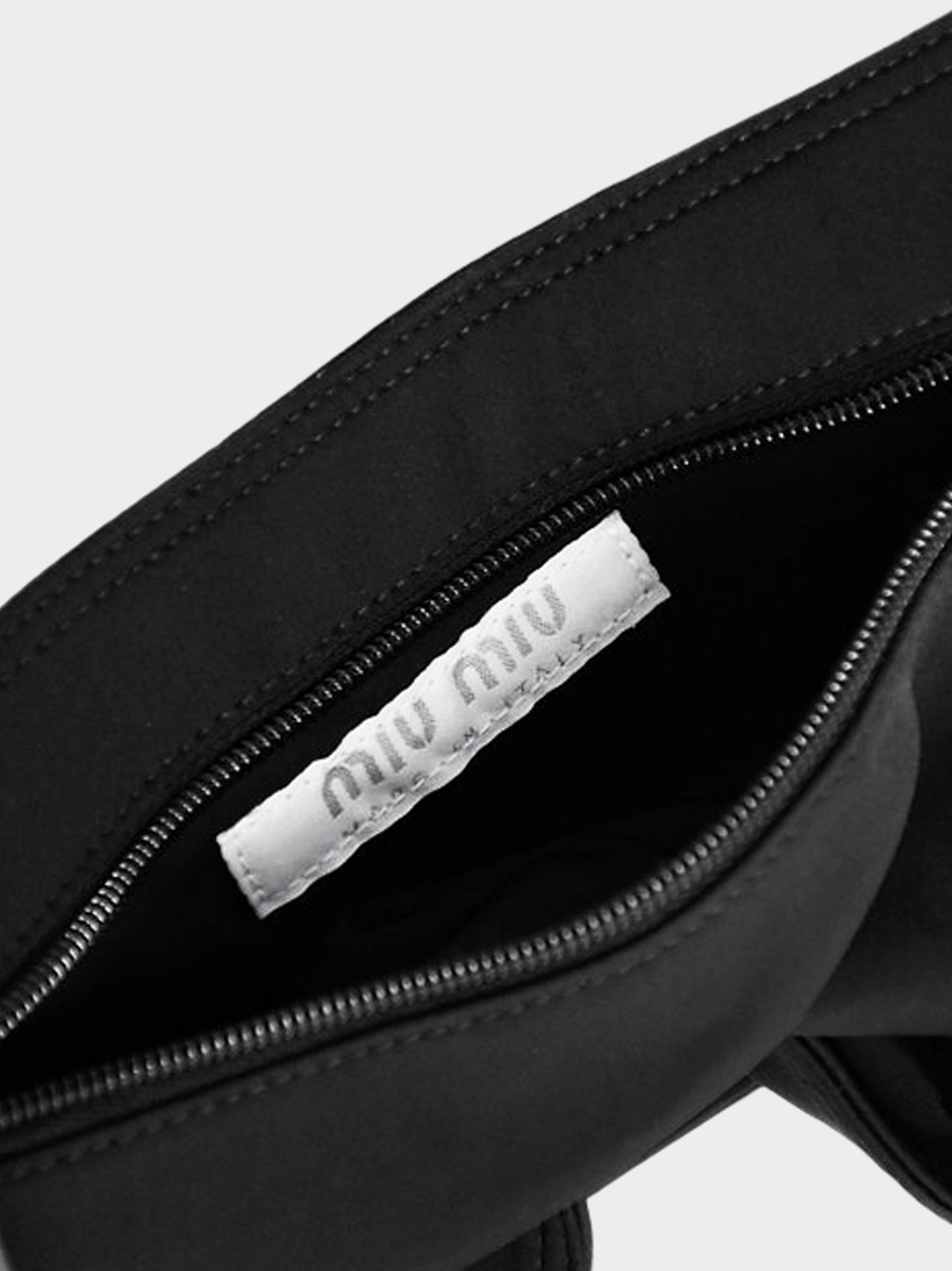 Miu Miu SS 1999 Black Waist Belt Bag