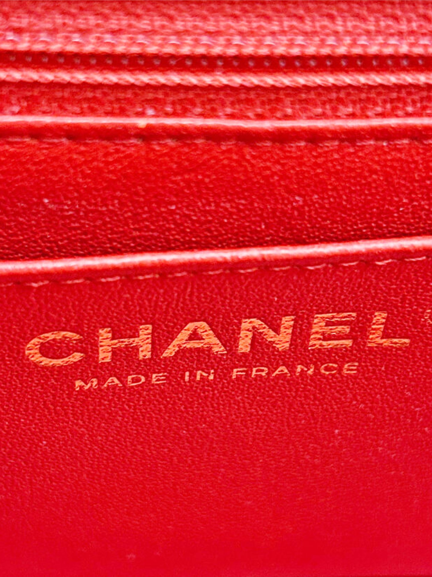 Chanel 2019 Red Patent Leather Classic Mini Flap Bag