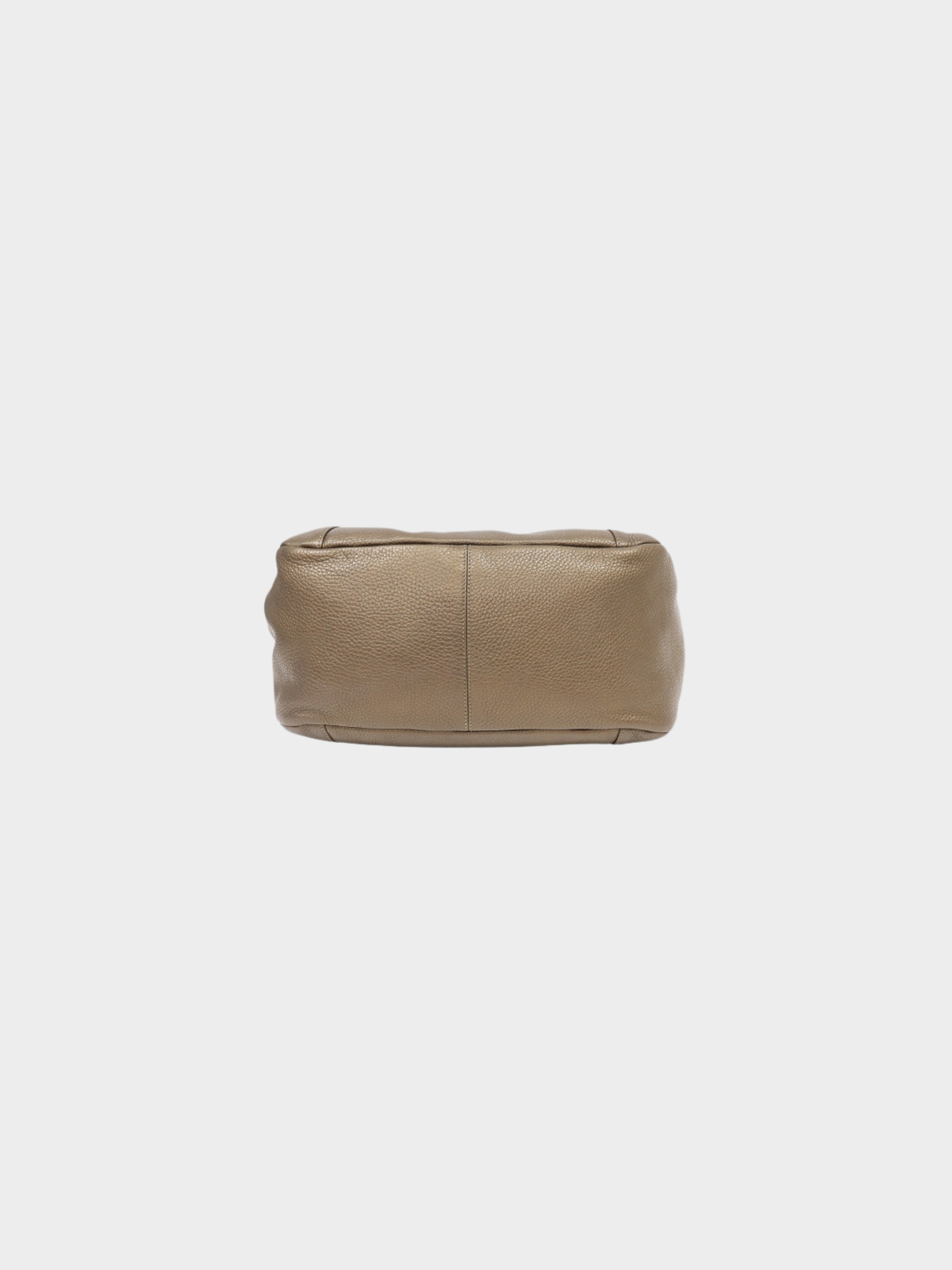 Loewe 2000s Bronze Leather Calle Hobo Bag