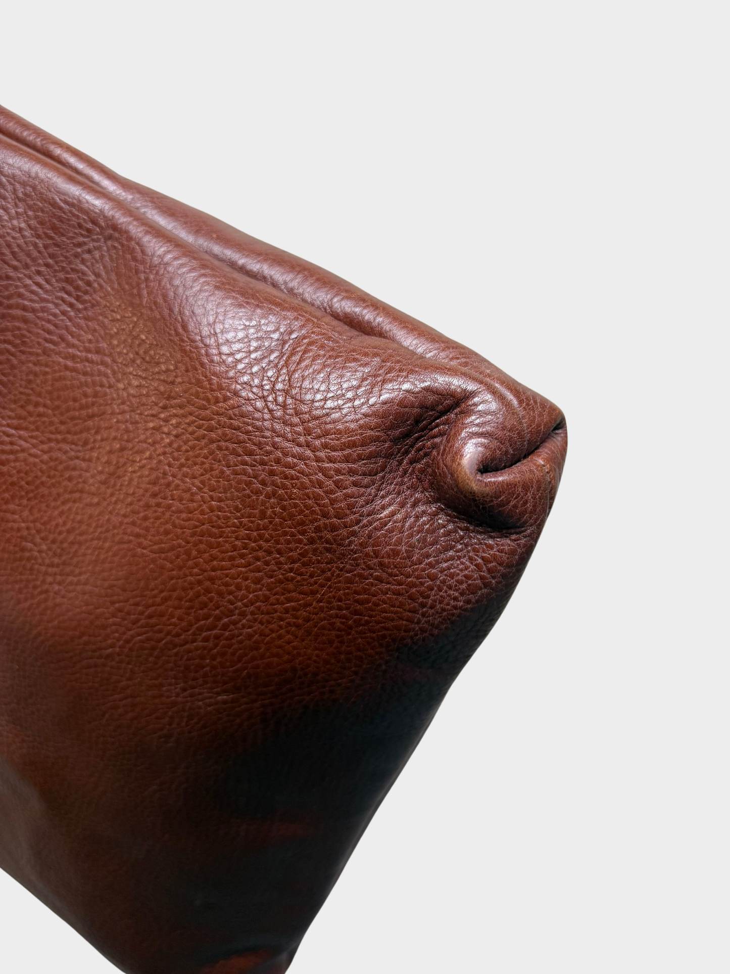 Yves Saint Laurent 2000s Brown Leather Tote Bag