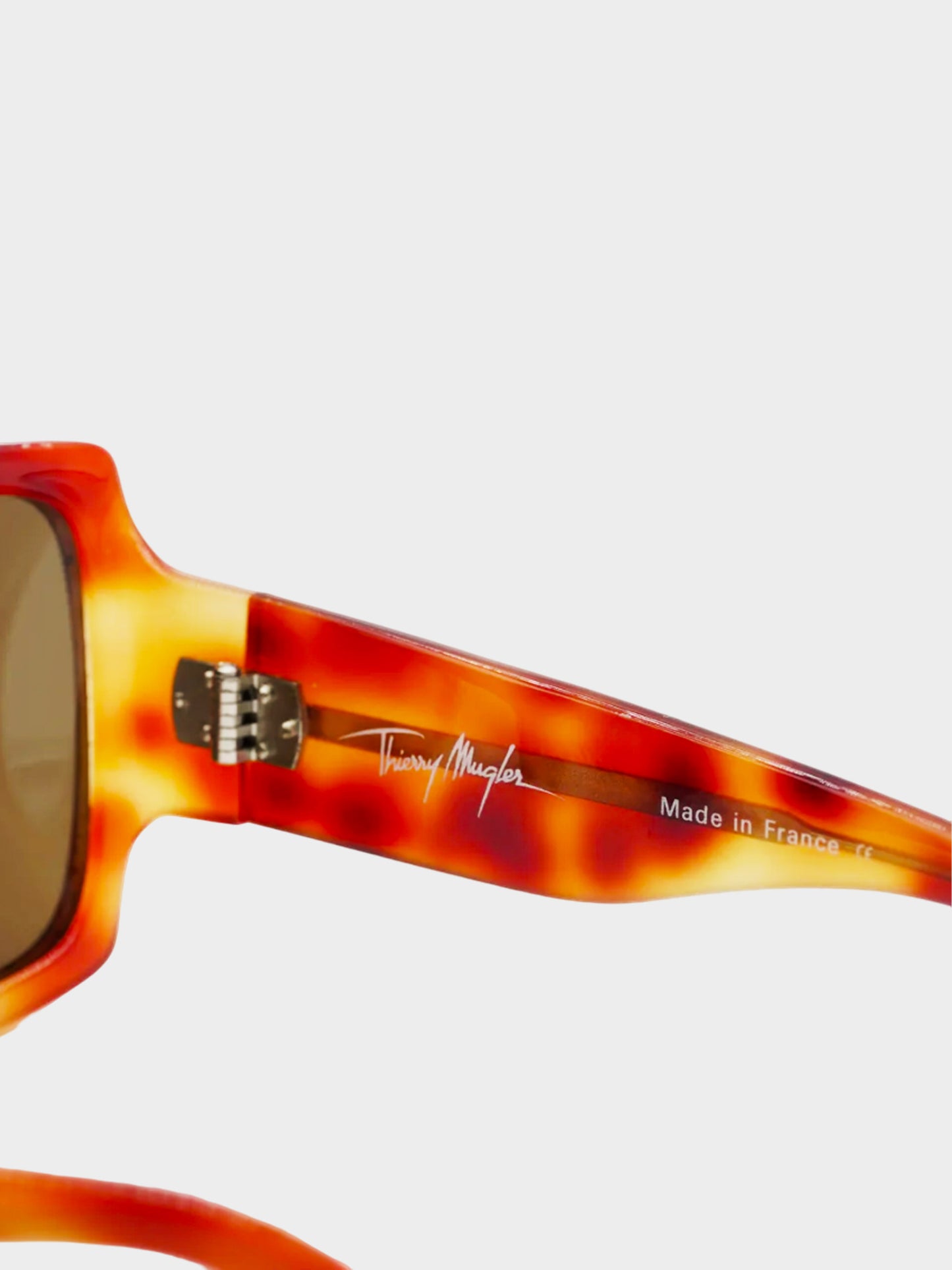 Thierry Mugler 1990s Tortoiseshell Oversized Sunglasses