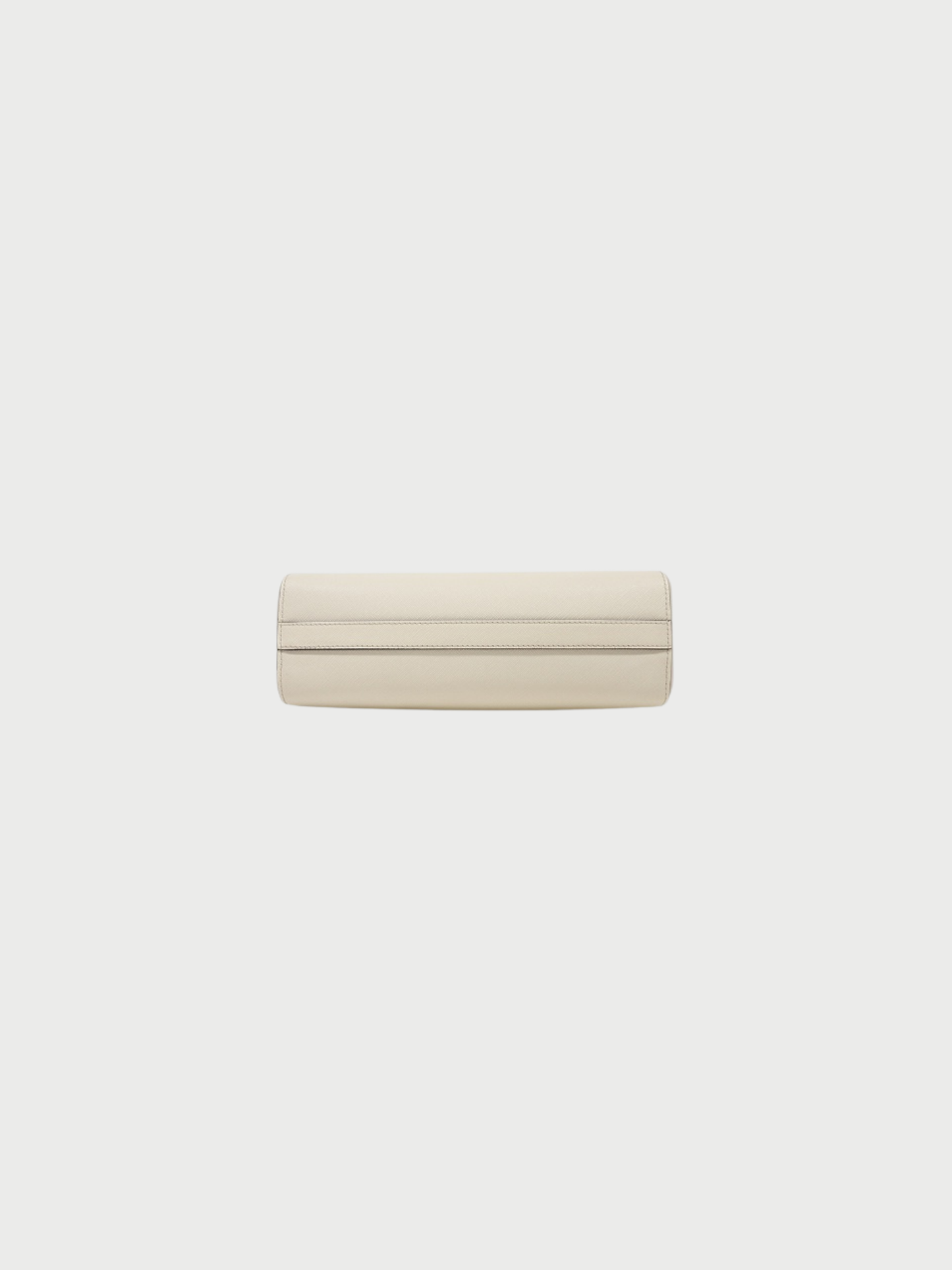 Prada 2010s White Saffiano Leather Logo Hardware 2Way Bag