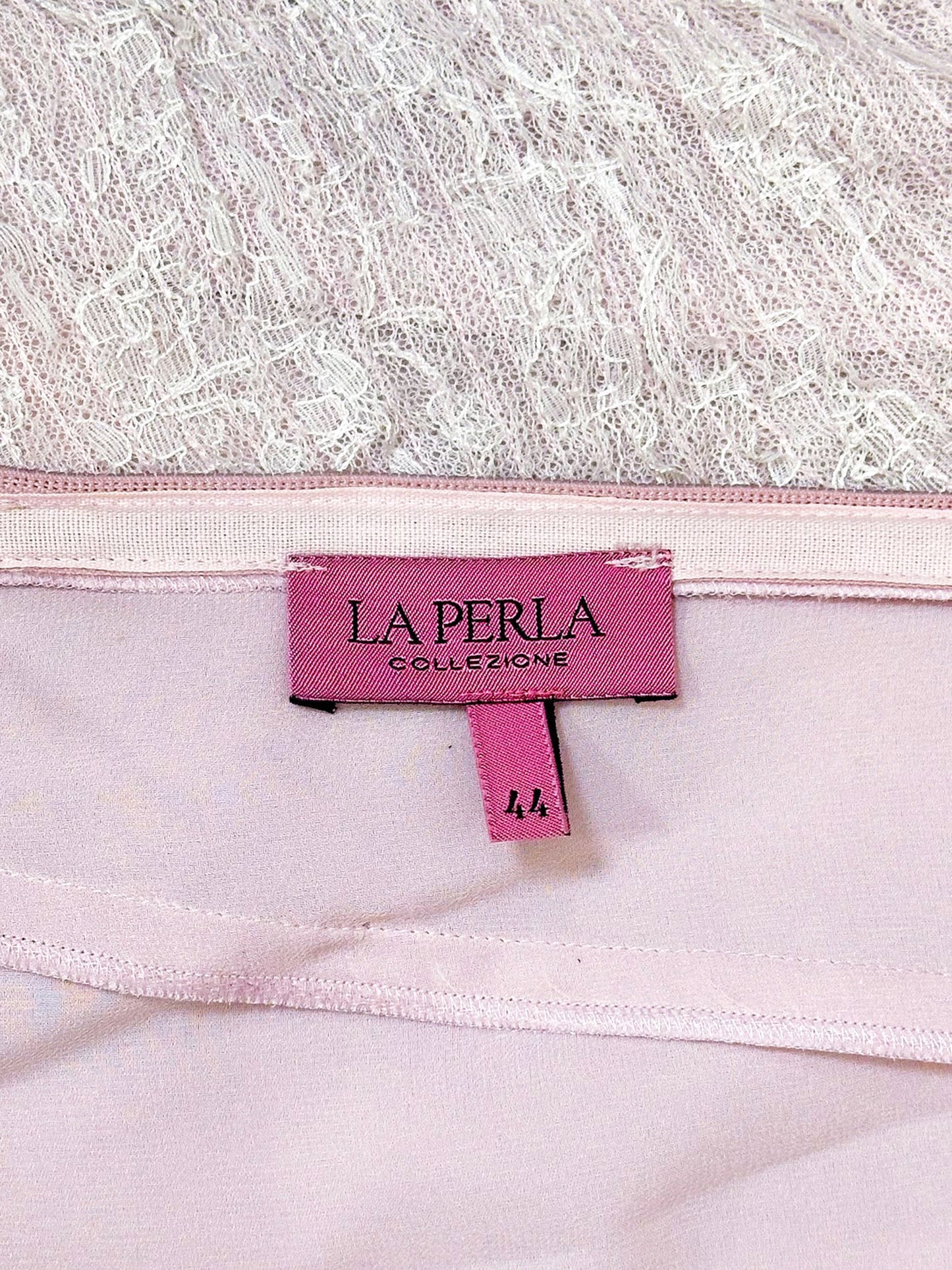 La Perla 2000s Pink Lace Tank Top