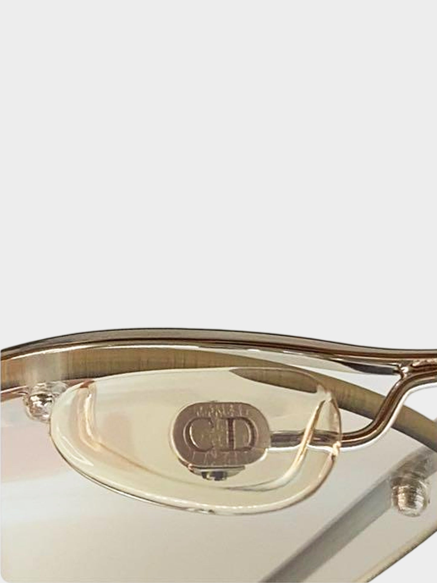 Christian Dior Fall 2000 Silver Dior Neon Wrap Sunglasses