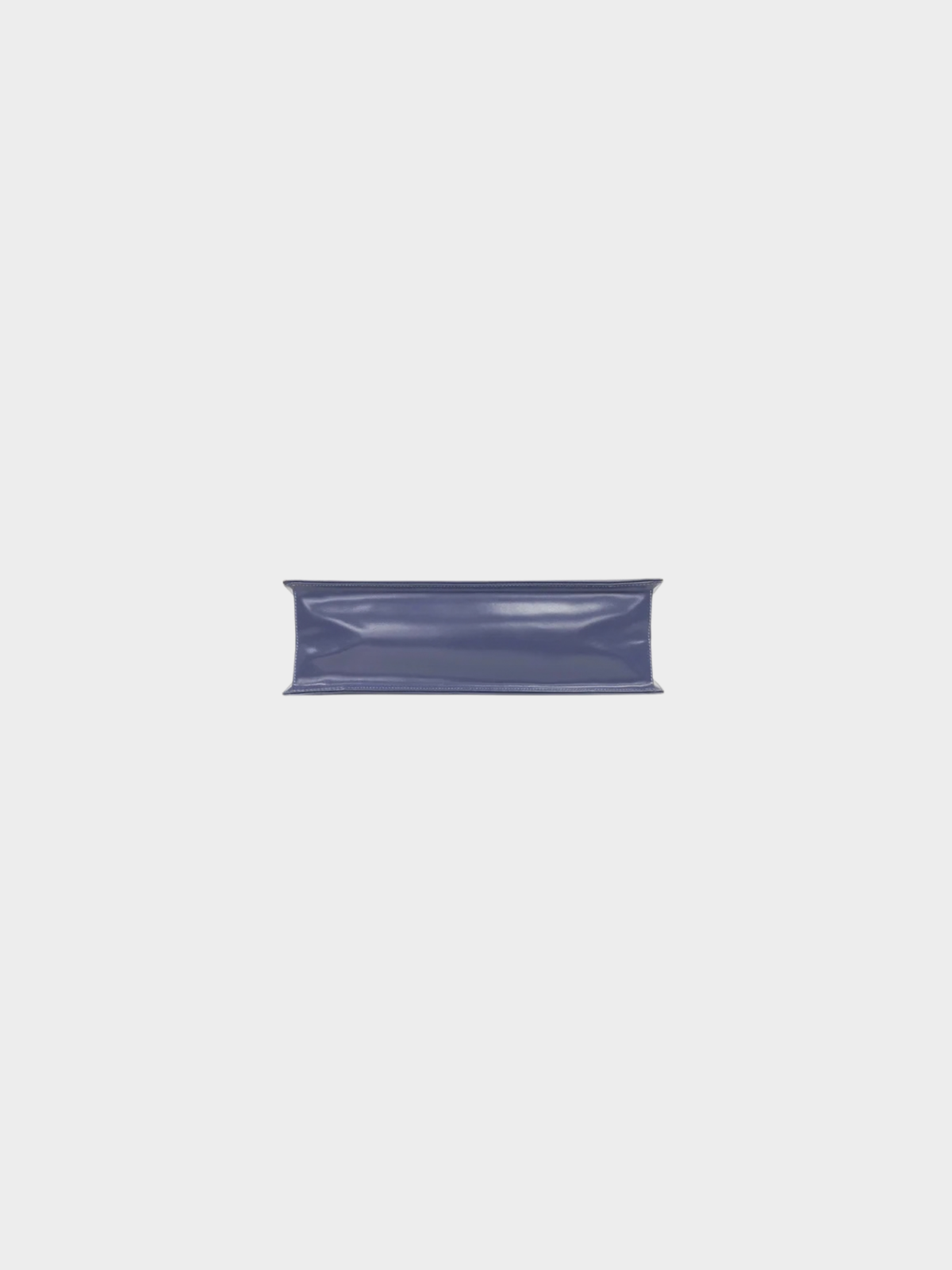 Loewe 2000s Blue-Gray Anagram Leather Handbag