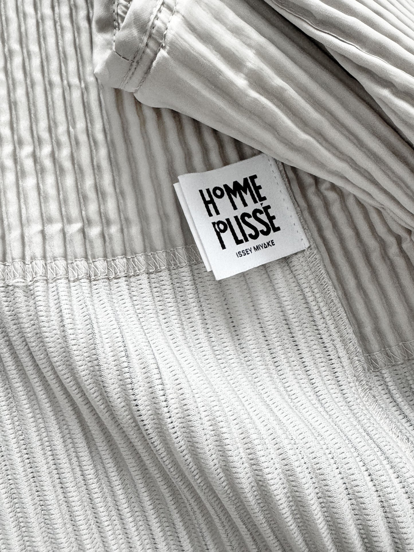 Issey Miyake 2023 Homme Plissé Light Grey Blazer