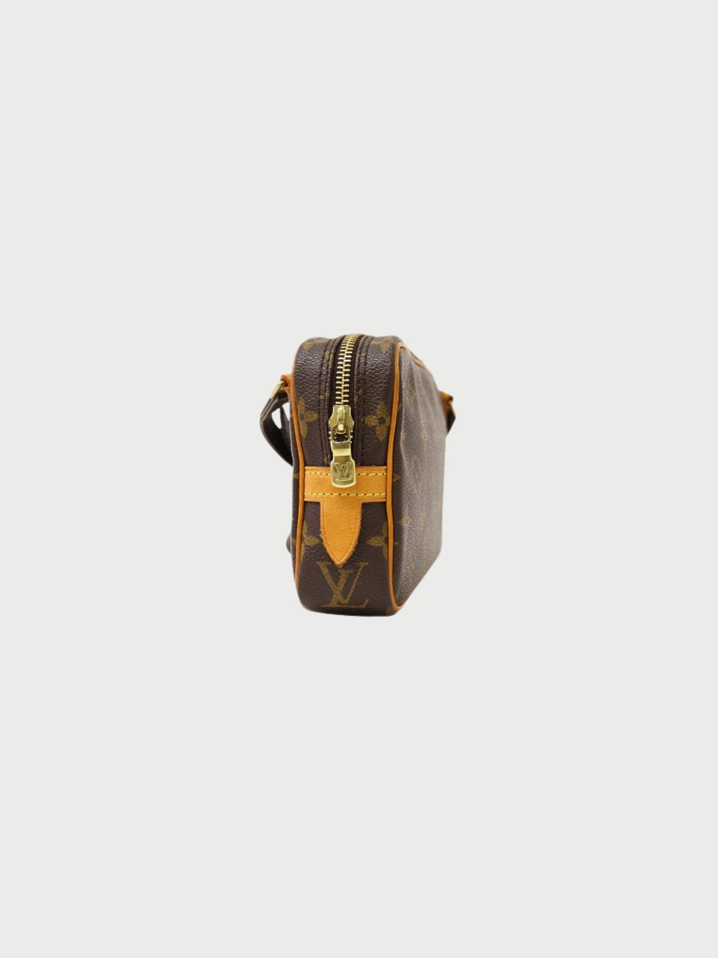 Louis Vuitton 2000s Brown Monogram PVC Pochette Marly Bandouliere