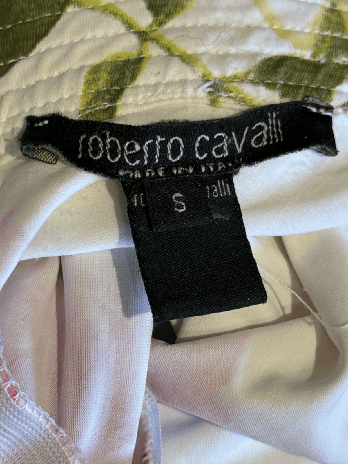 Roberto Cavalli 2000s Floral Printed Halter Top