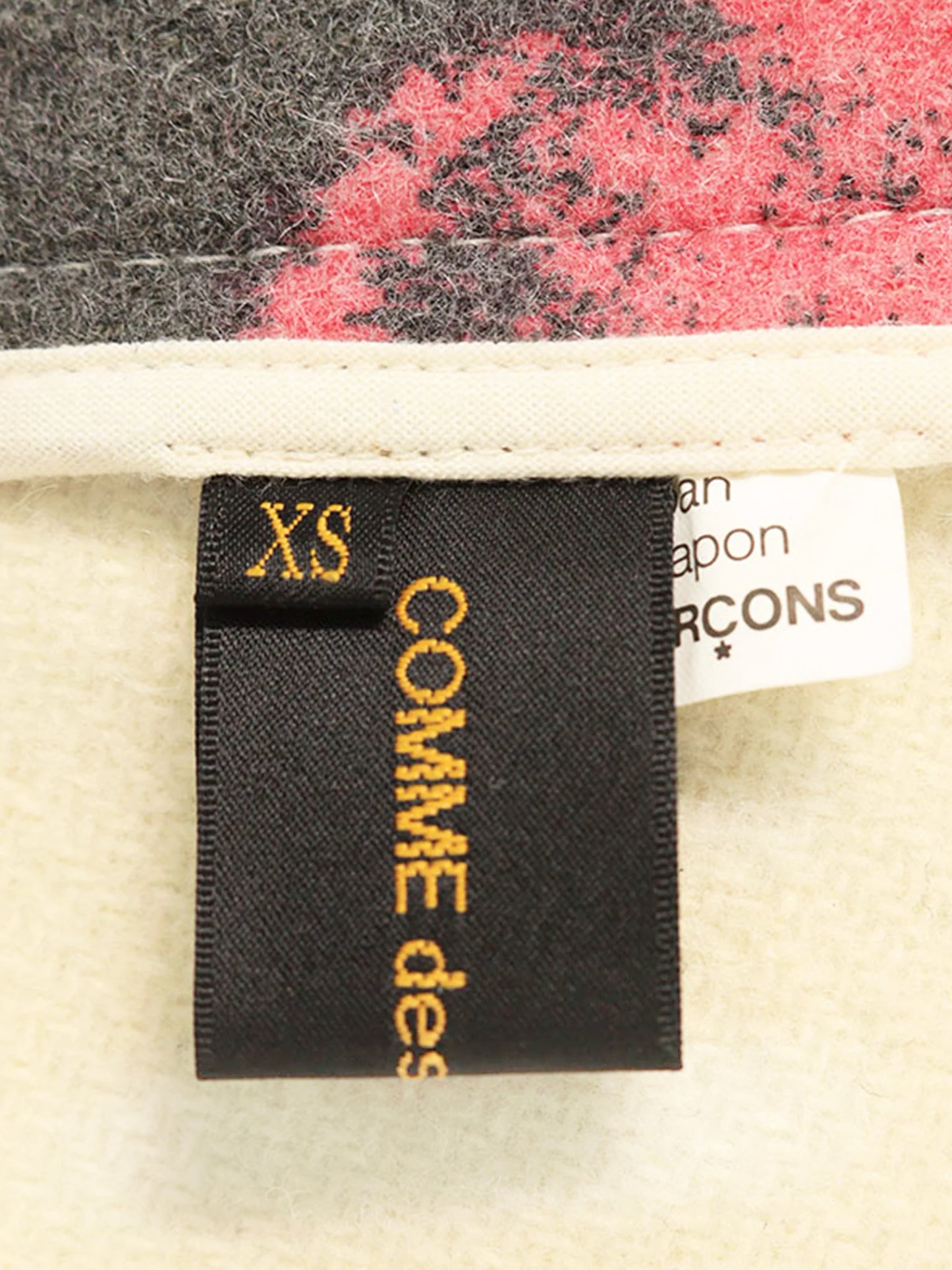 Comme des Garçons FW 2012 Runway Grey and Pink Floral Jacket
