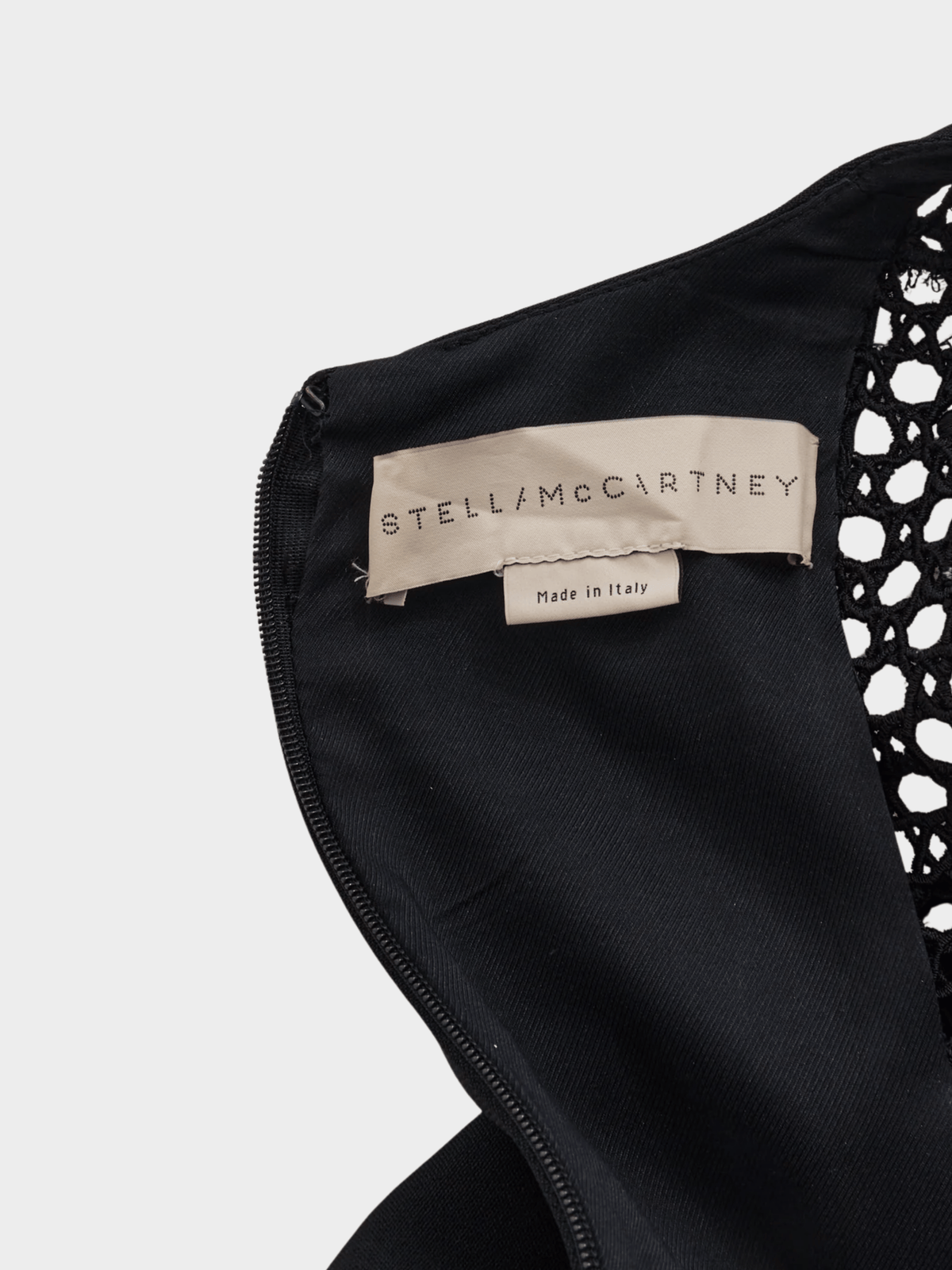 Stella McCartney 2014 Black Rayon Evening Train Dress