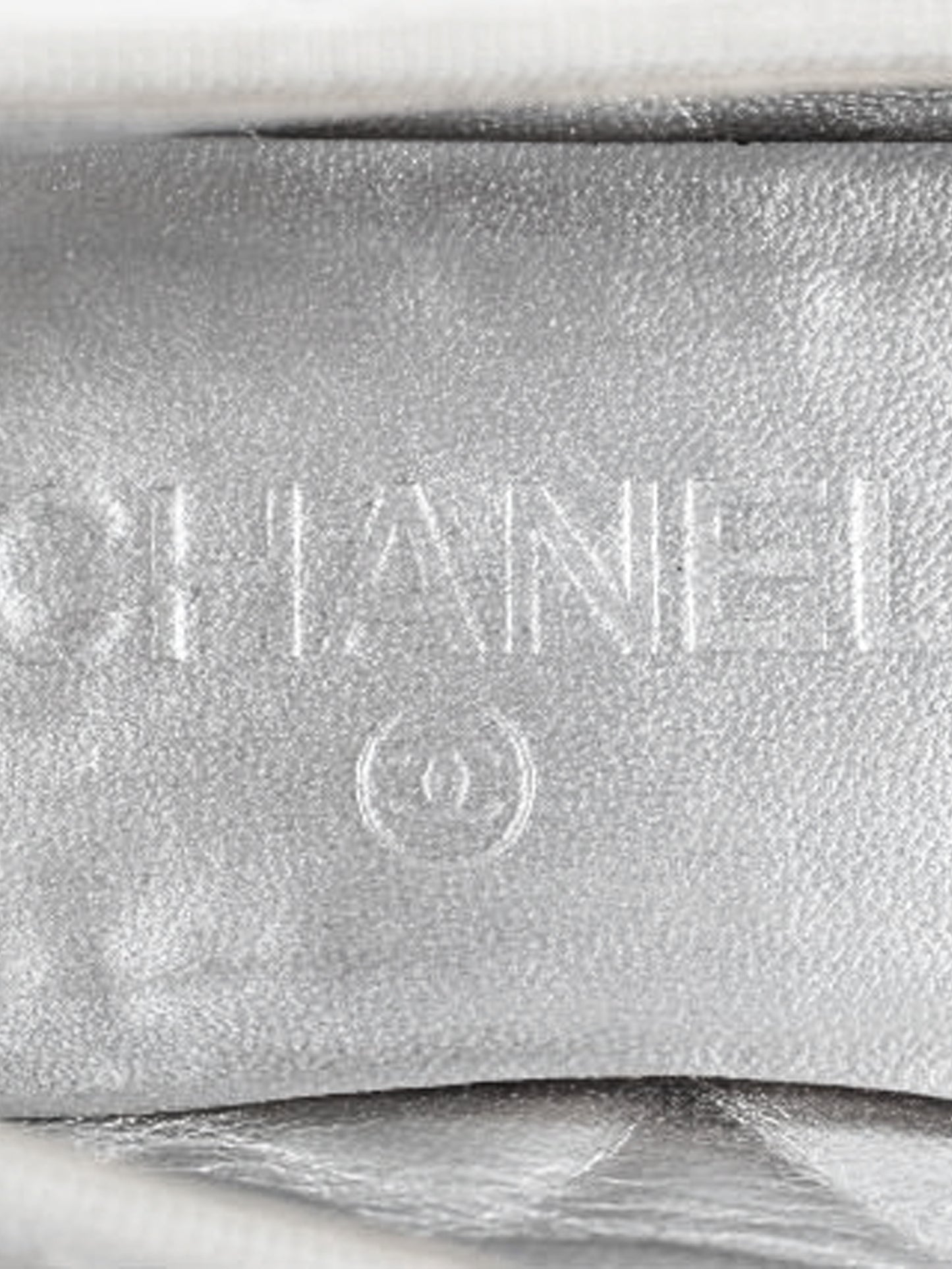 Chanel 2000s Black and Silver Two-toned Ballerina Flats