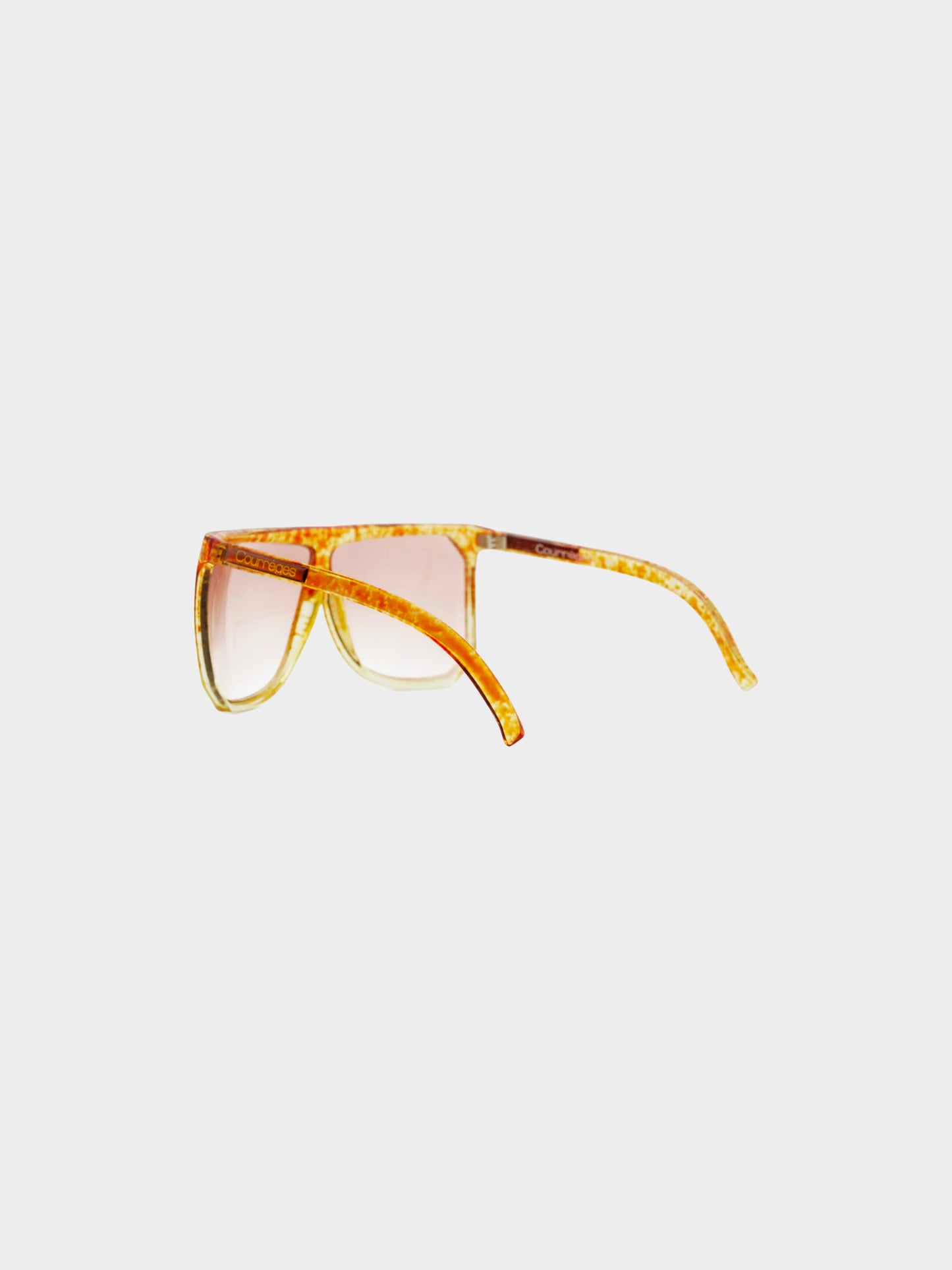 Courrèges 1980s Rare Tortoiseshell Oversized Sunglasses