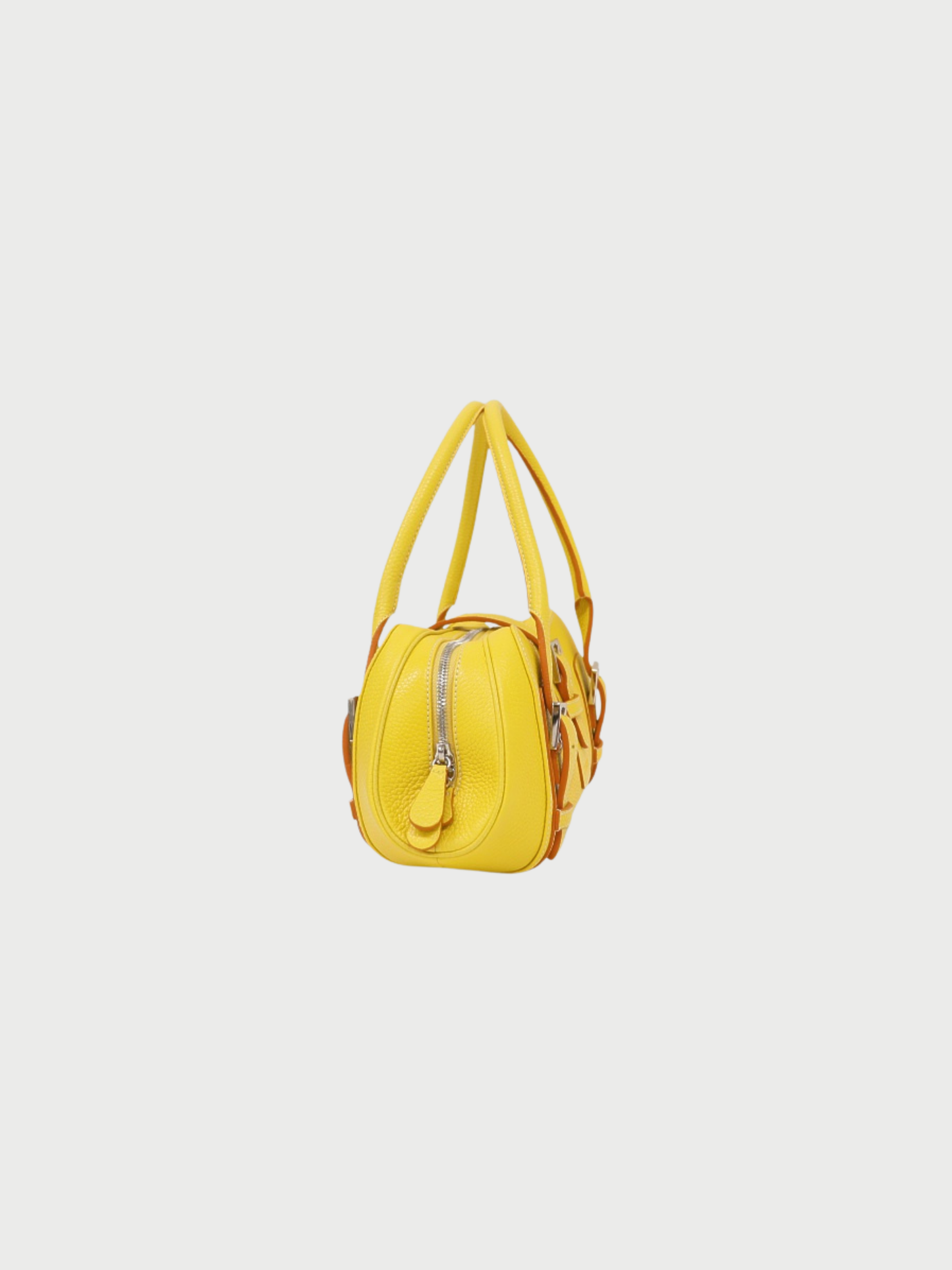 Loewe 2000s Yellow Leather Senda Bag