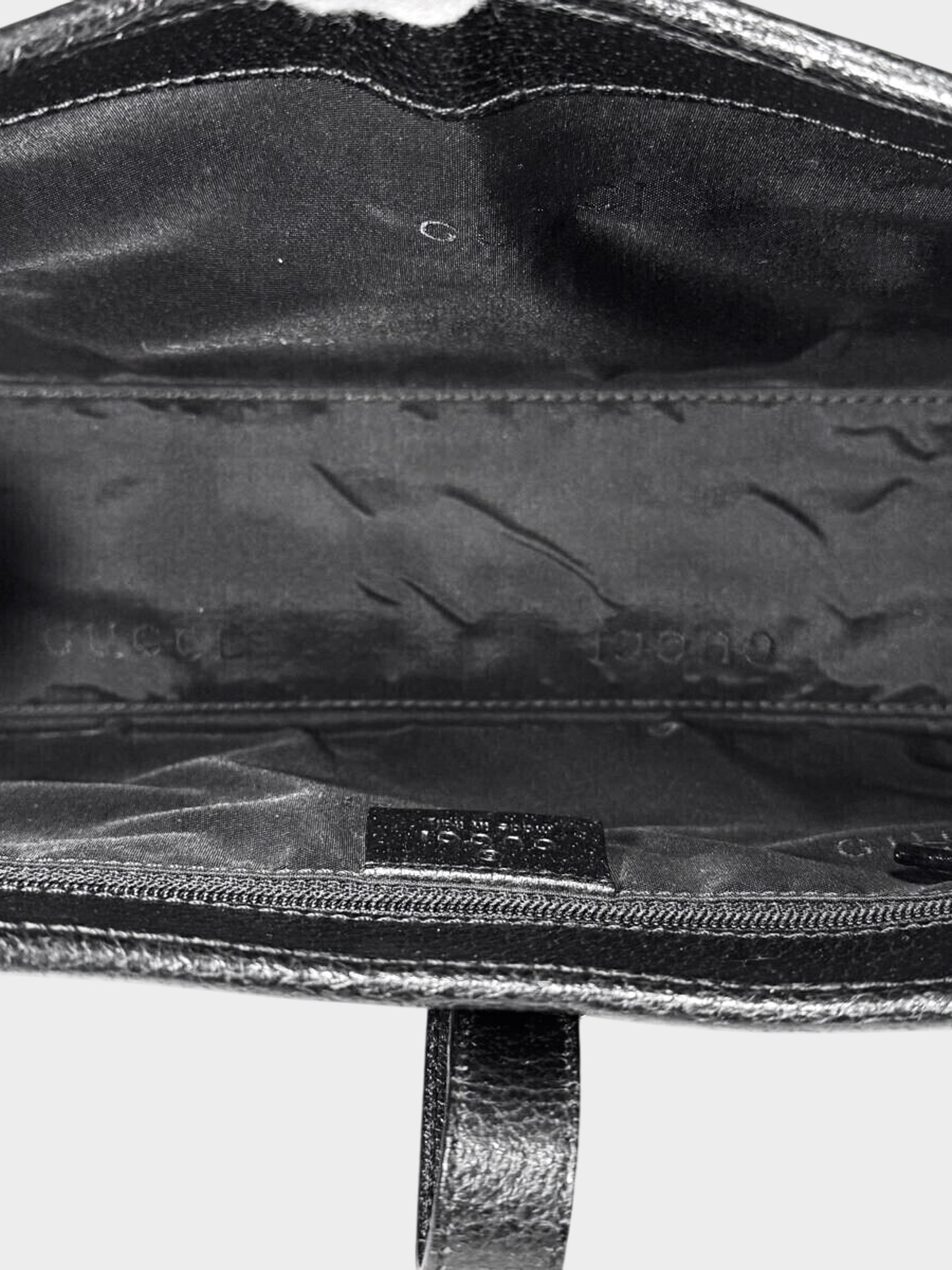 Gucci 2000s Vintage Black Leather Jackie Bag
