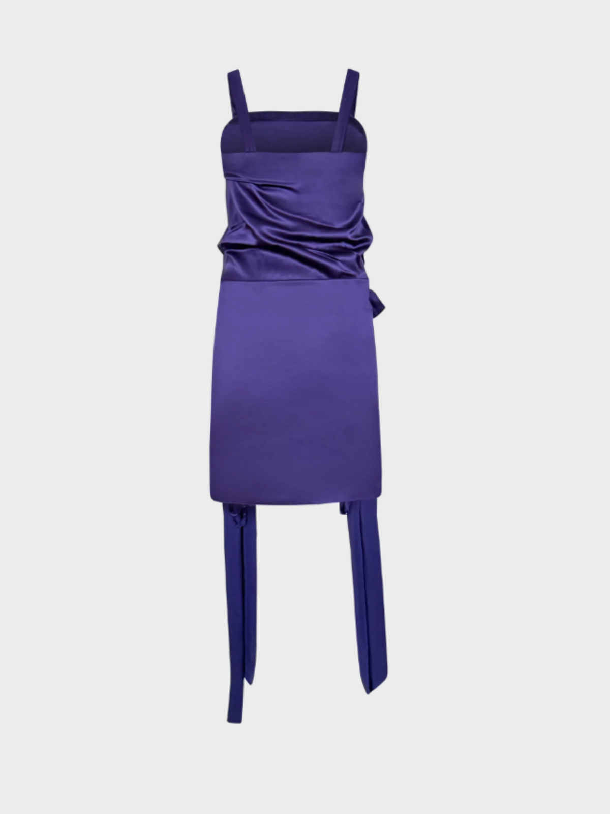 Lanvin FW 2004 Runway Purple Rhinestone Dress