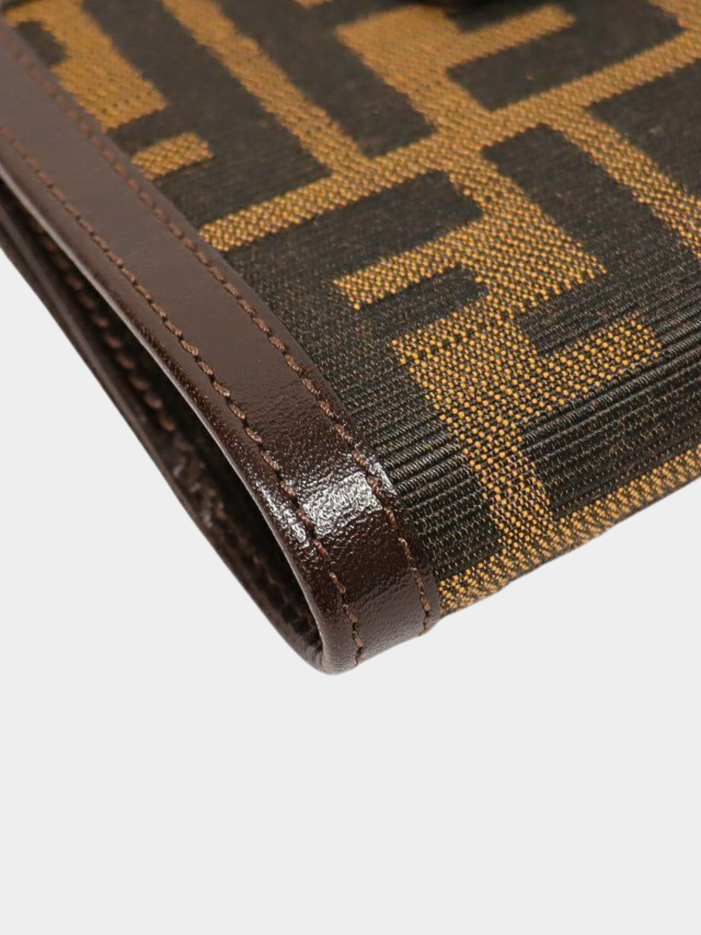 Fendi 2000s Brown Zucca Canvas Wallet