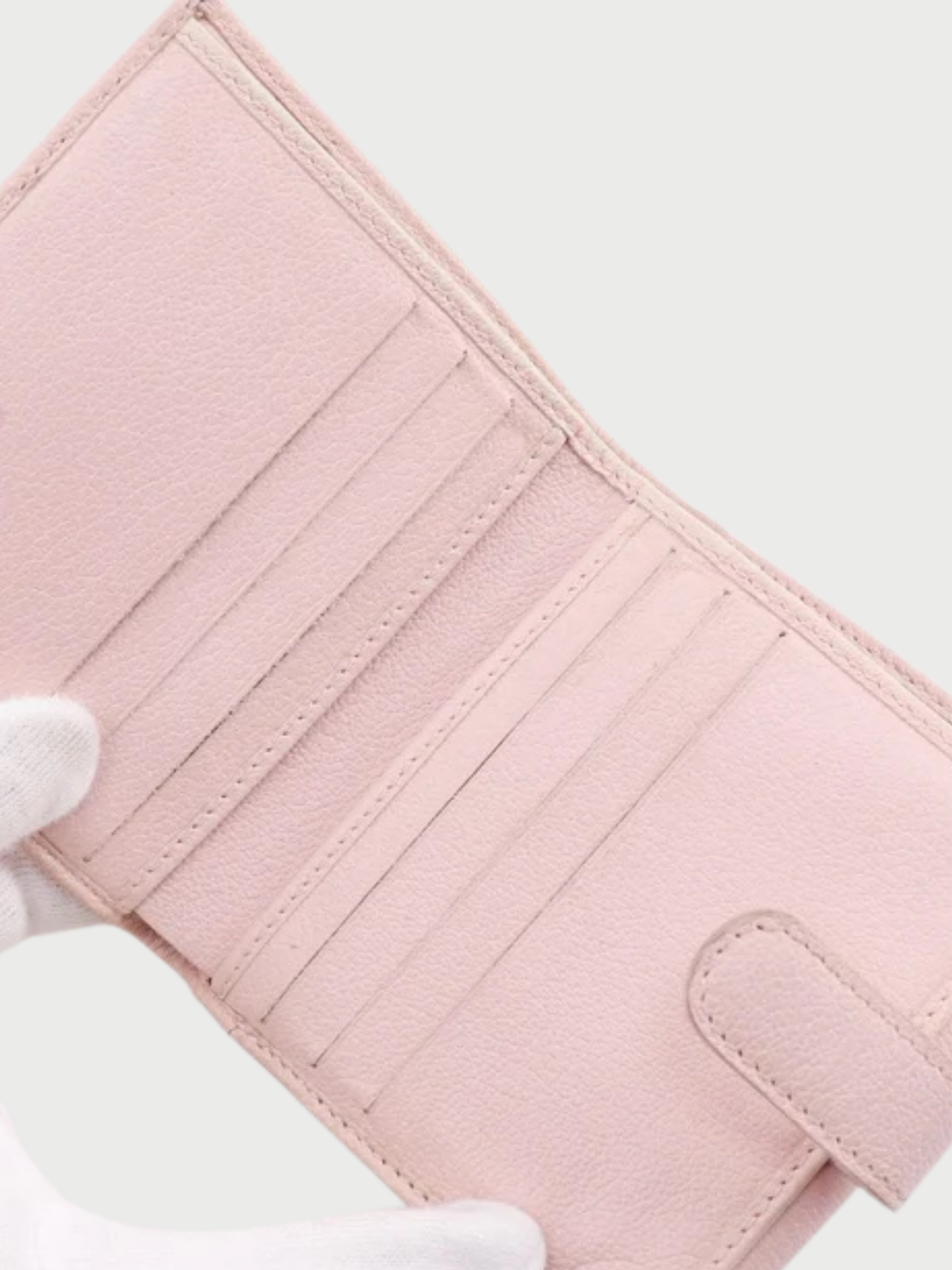 Chanel 2010s Raspberry Pink Leather Camellia Bi-Fold Wallet