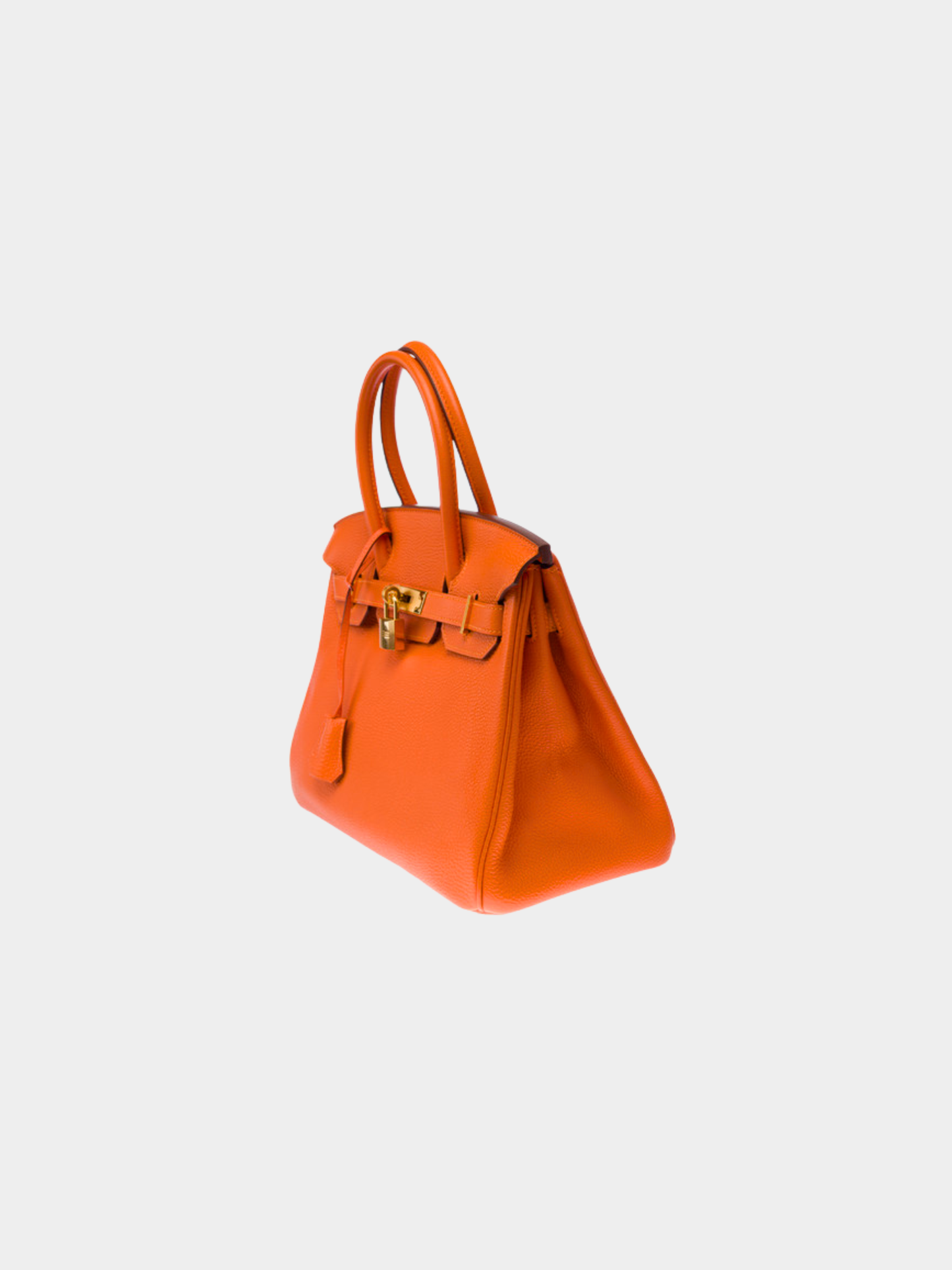 Hermès 2010s Orange Togo Birkin 30 Bag