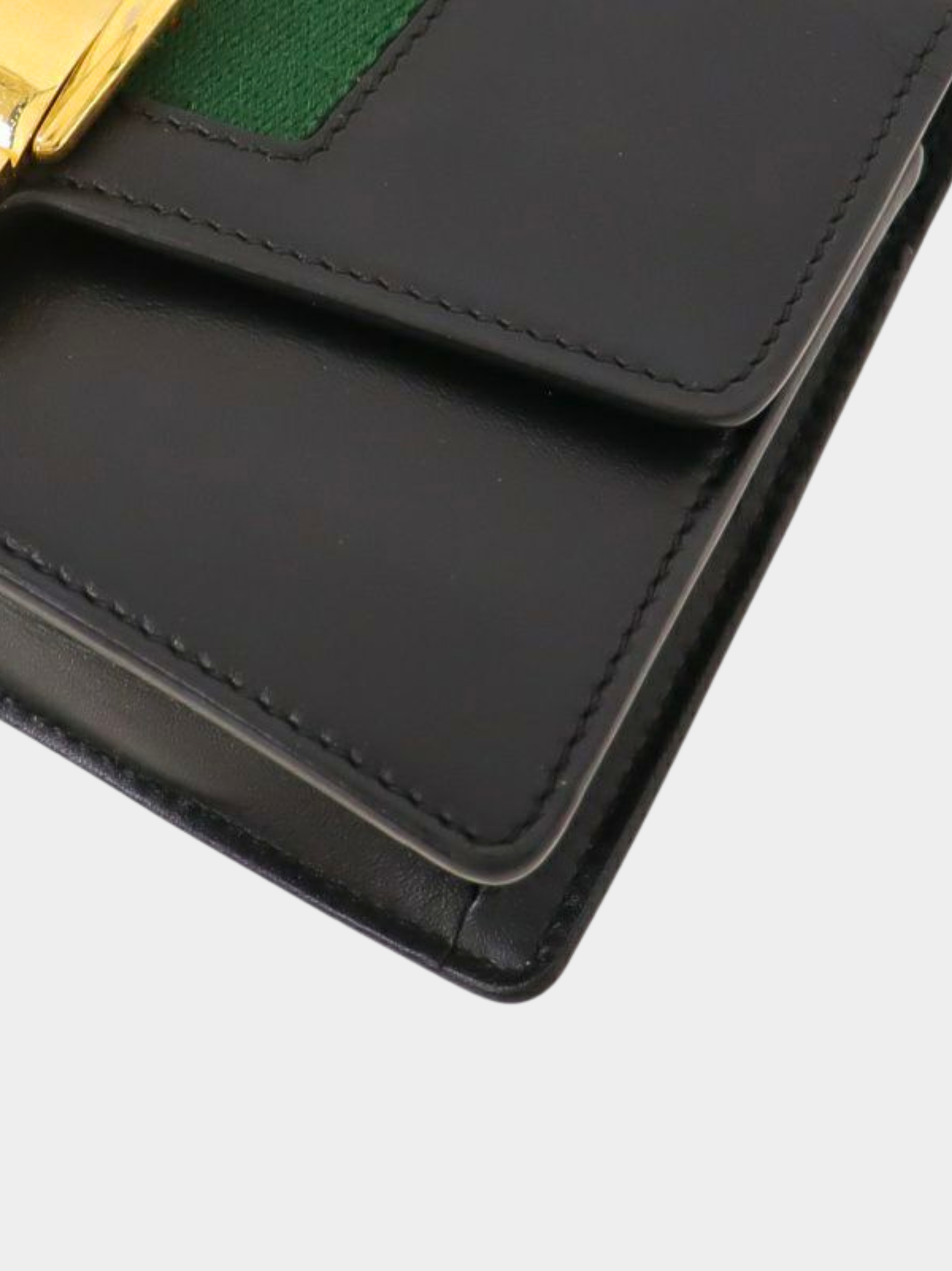 Gucci 2010s Black Canvas Sylvie Mini Shoulder Bag