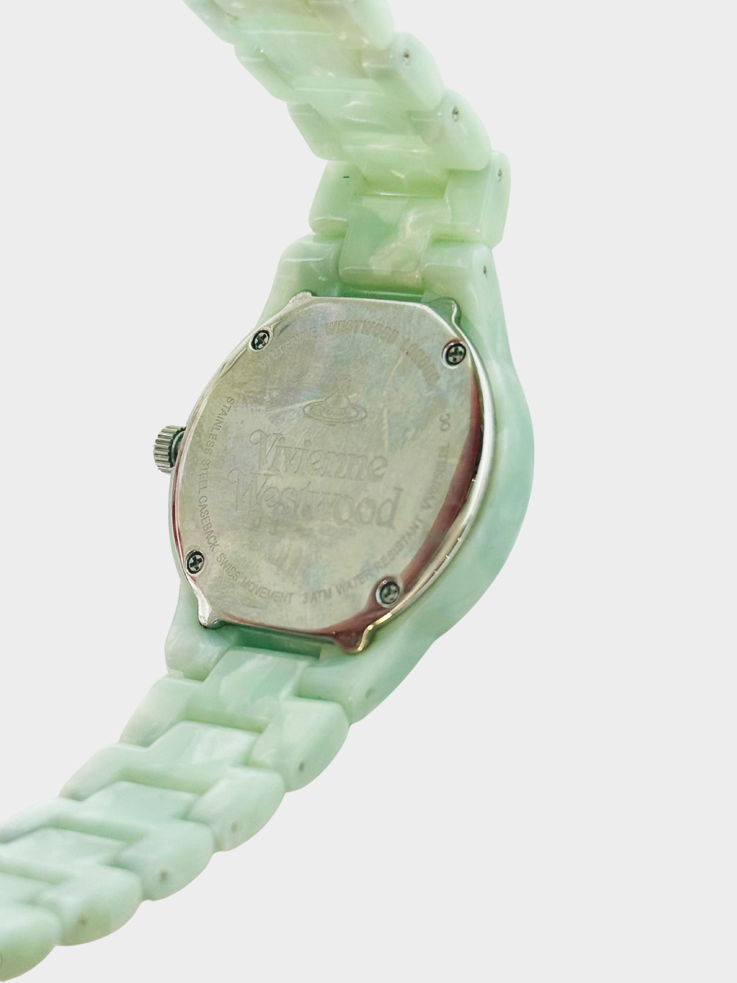 Vivienne Westwood 2000s Jade Green Orb Watch