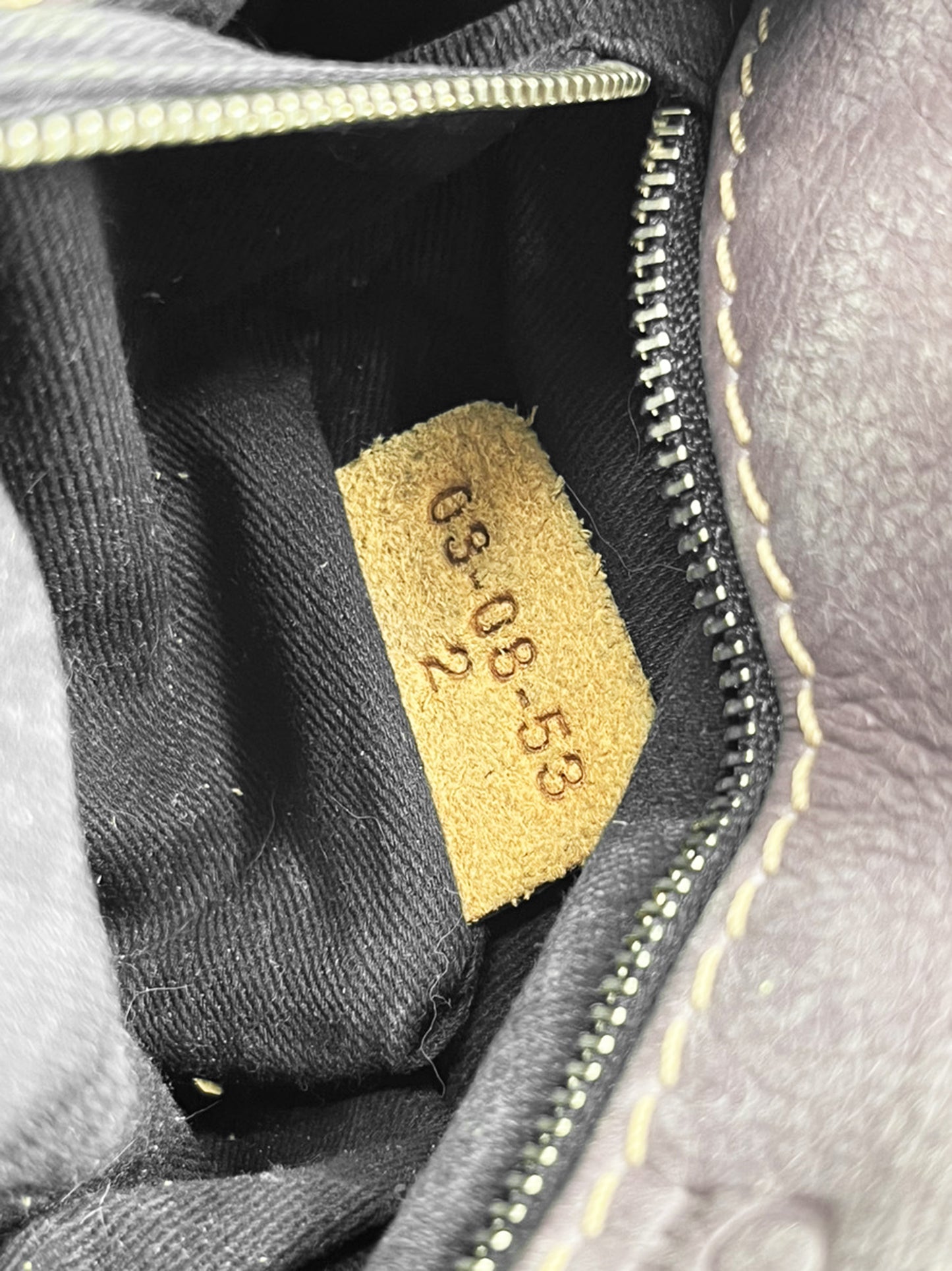 Chloe 2000s Purple Leather Paddington Bag
