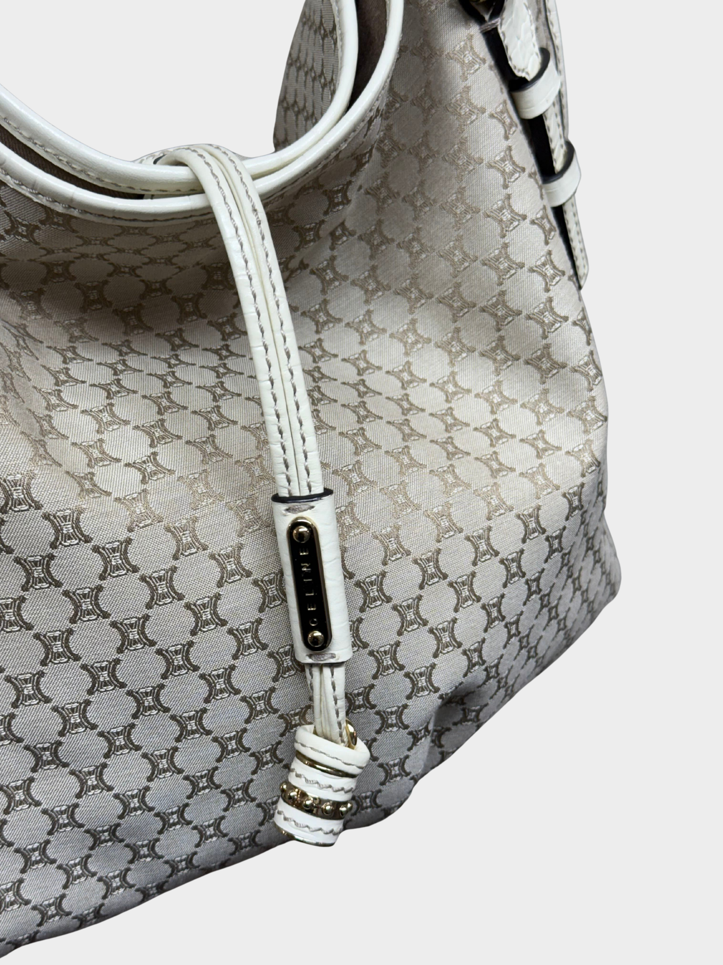 Prada 2000s Black Tessuto Nylon Box Calf Bowling Bag