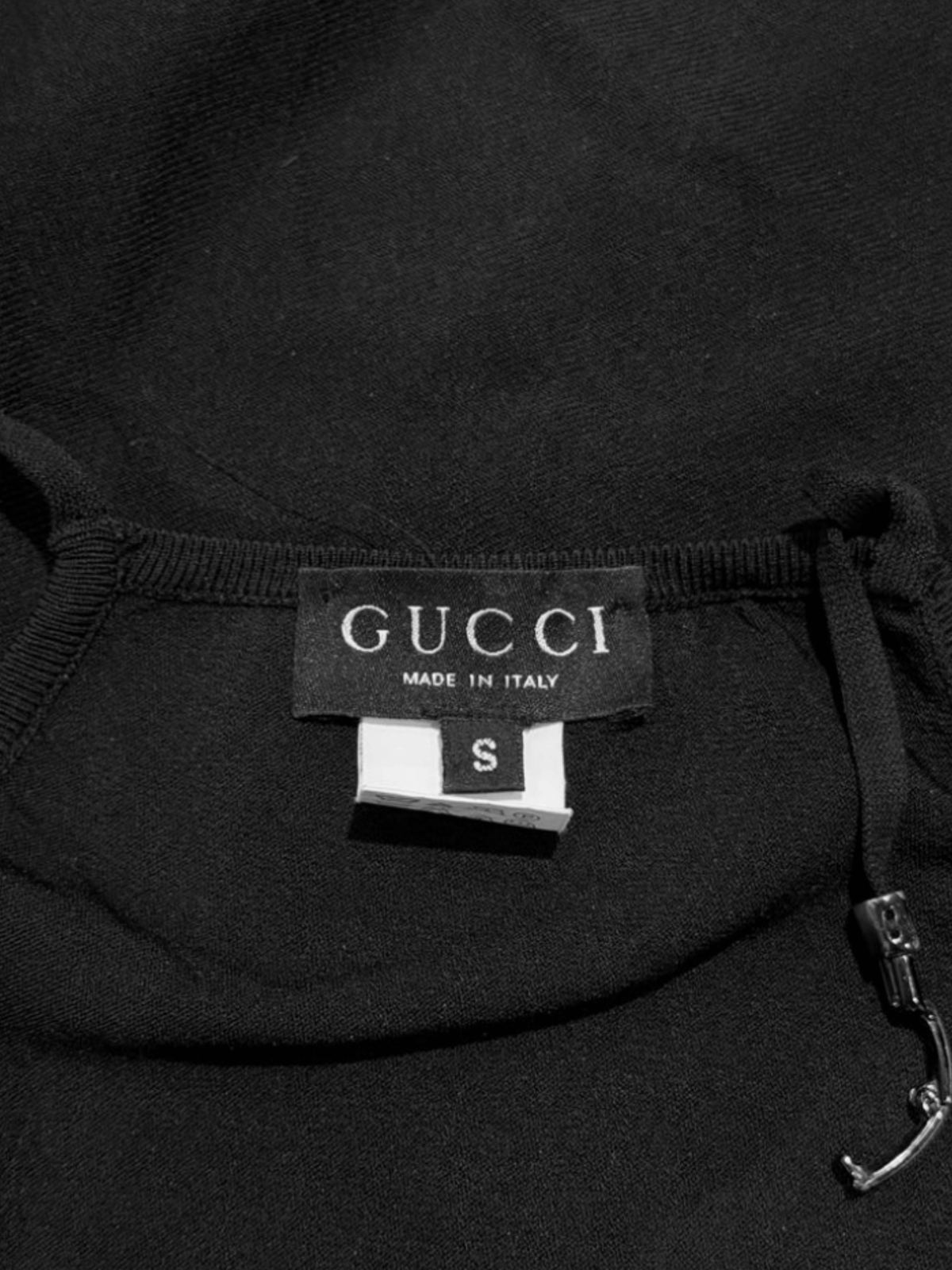 Gucci SS 1998 by Tom Ford Black Buckled Tank Top