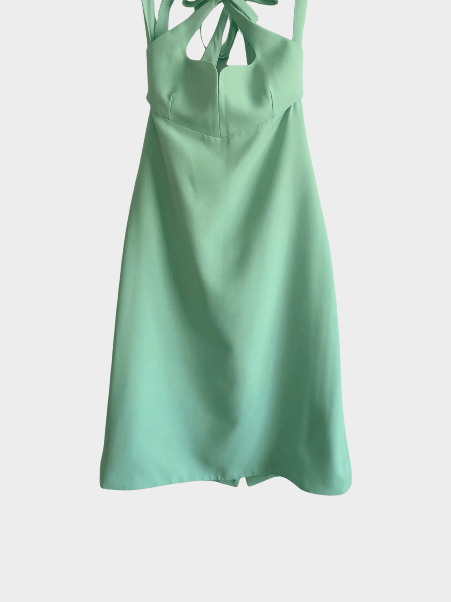 Gucci 2020 Mint Green Sweetheart Short Dress