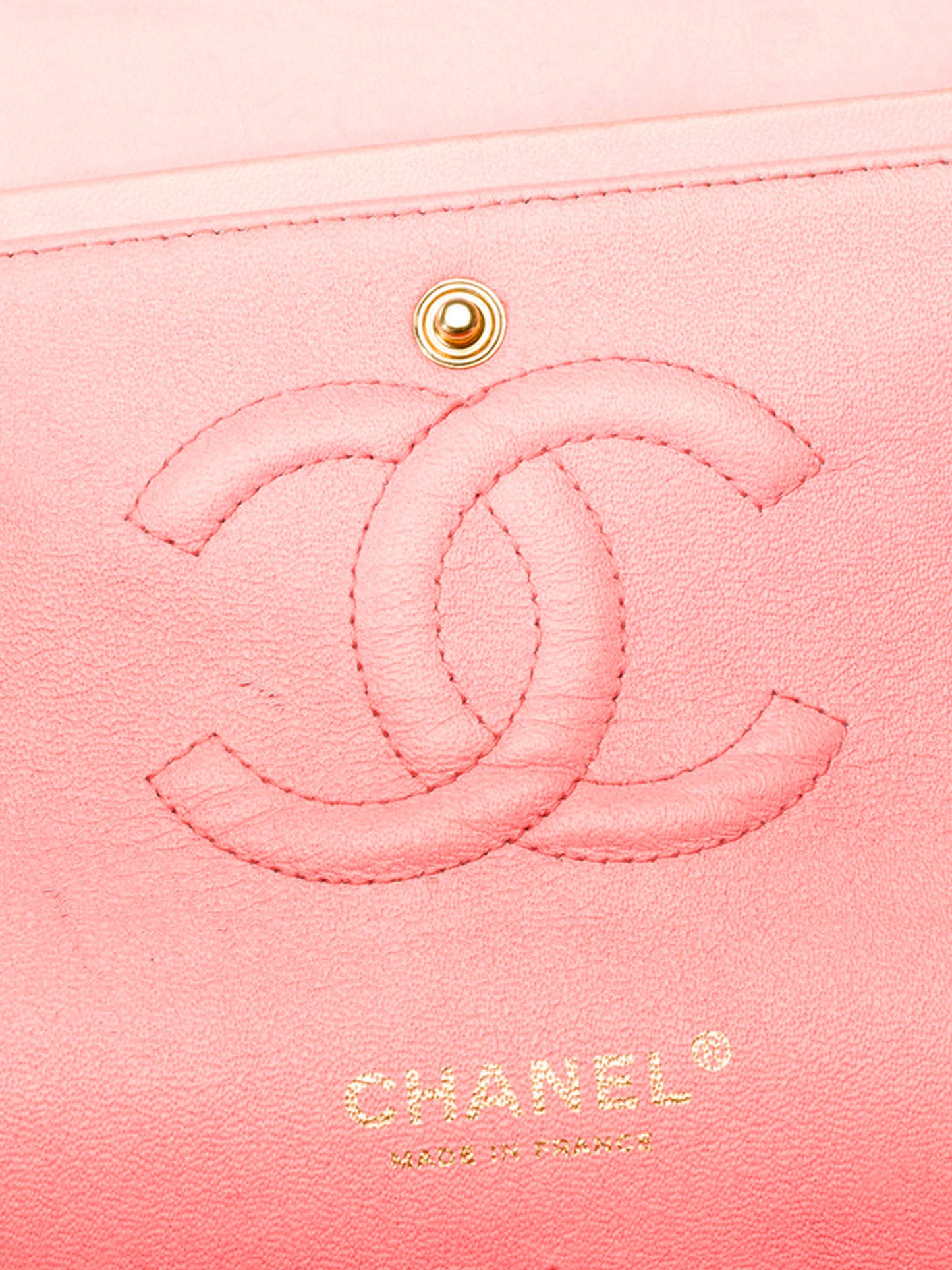 Chanel 2010 Pink Ombre Medium Classic Double Flap Bag