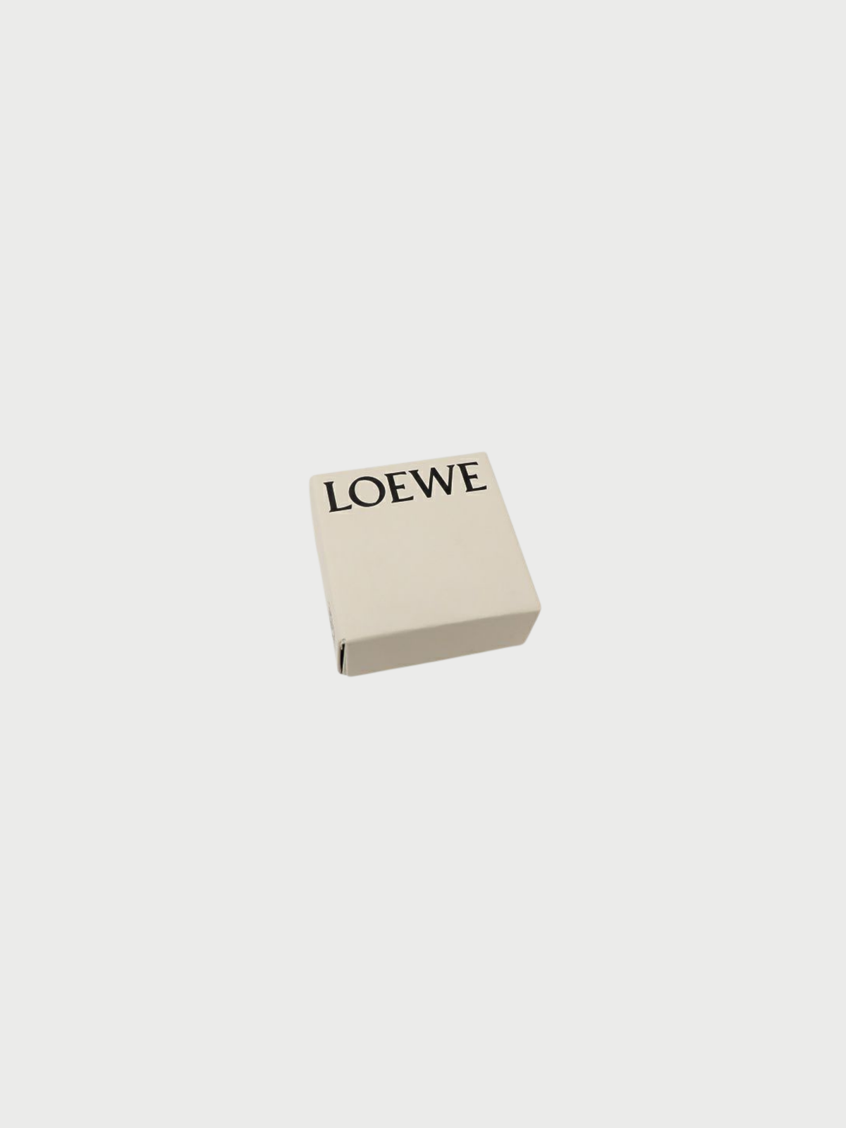 Loewe 2000s Gold Silver Plated Metal Anagram Brooch