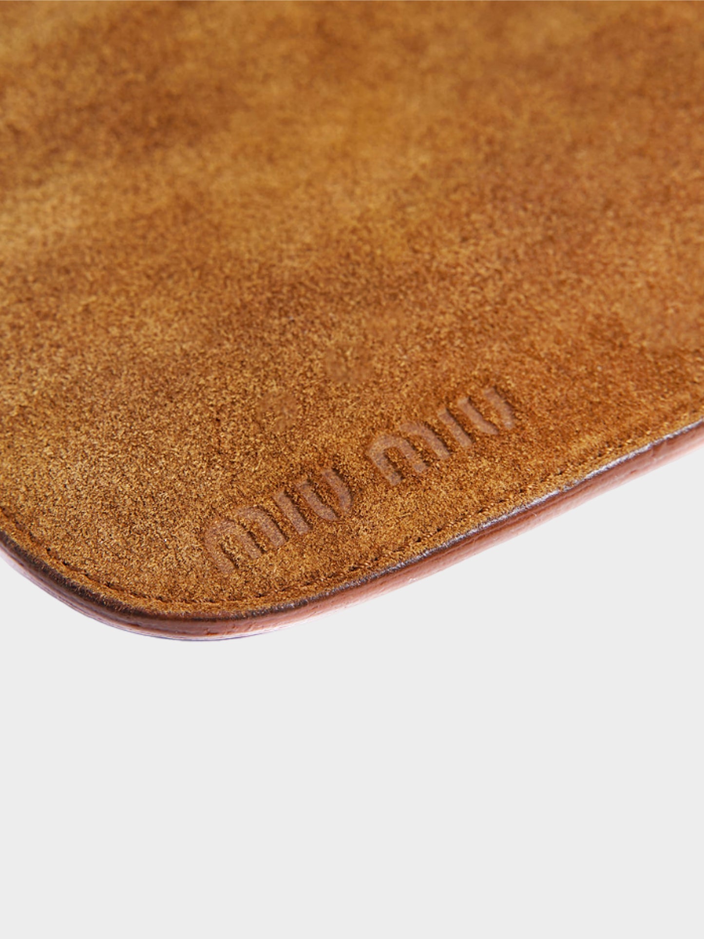 Miu Miu SS 1999 Brown Suede Double Side Waist Bag