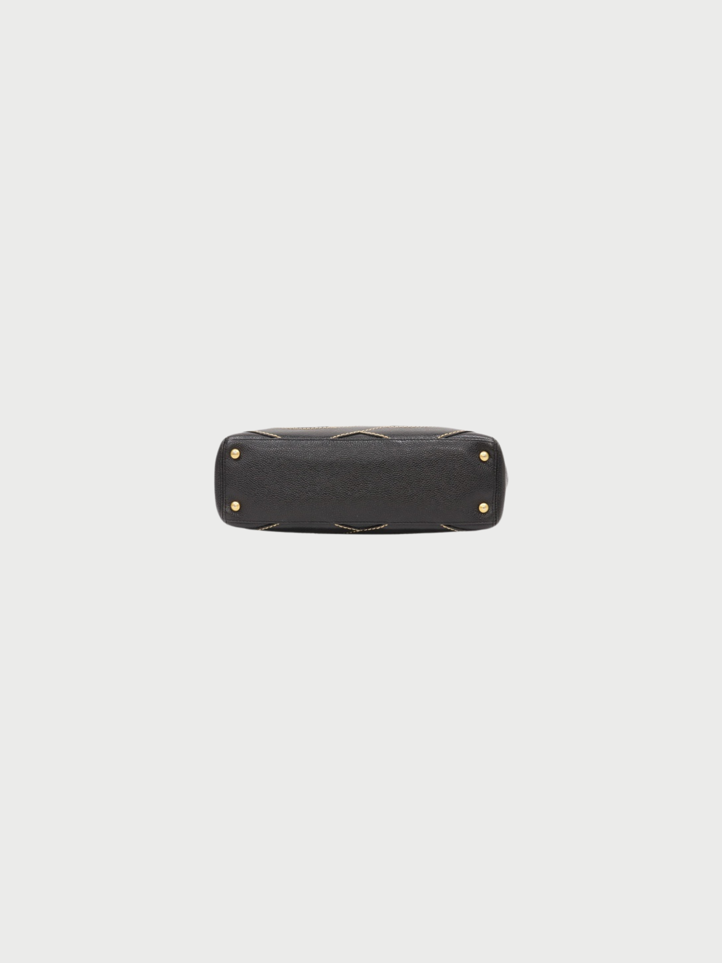 Chanel 2003 Black Caviar Skin Maxi CC Handbag