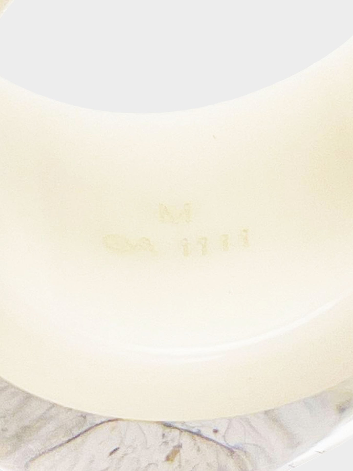 Louis Vuitton 2011 Cream Berg Unclusion Resin Ring