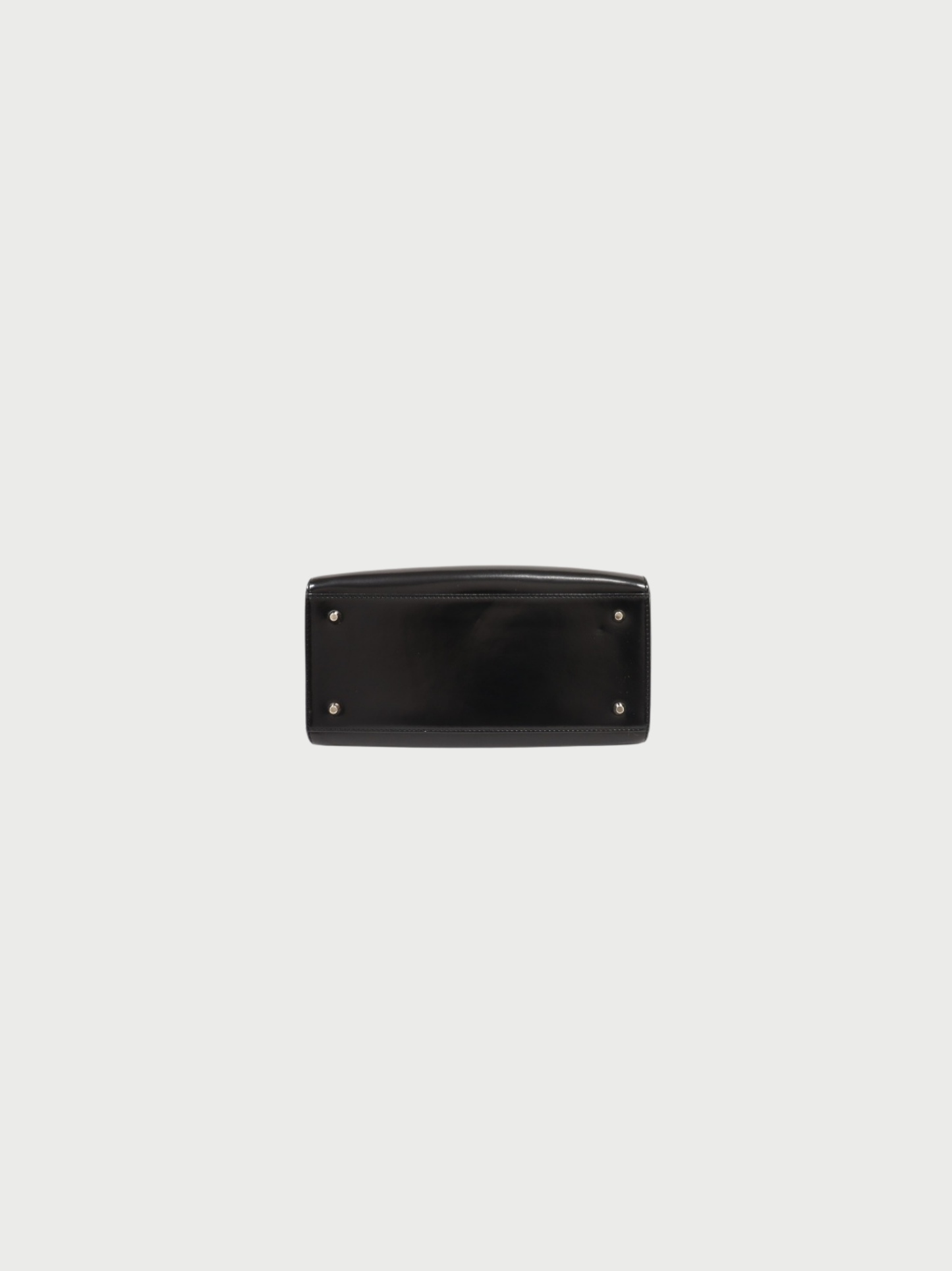 Christian Dior 2010s Black Patent Leather Lady Dior 2-Way Bag