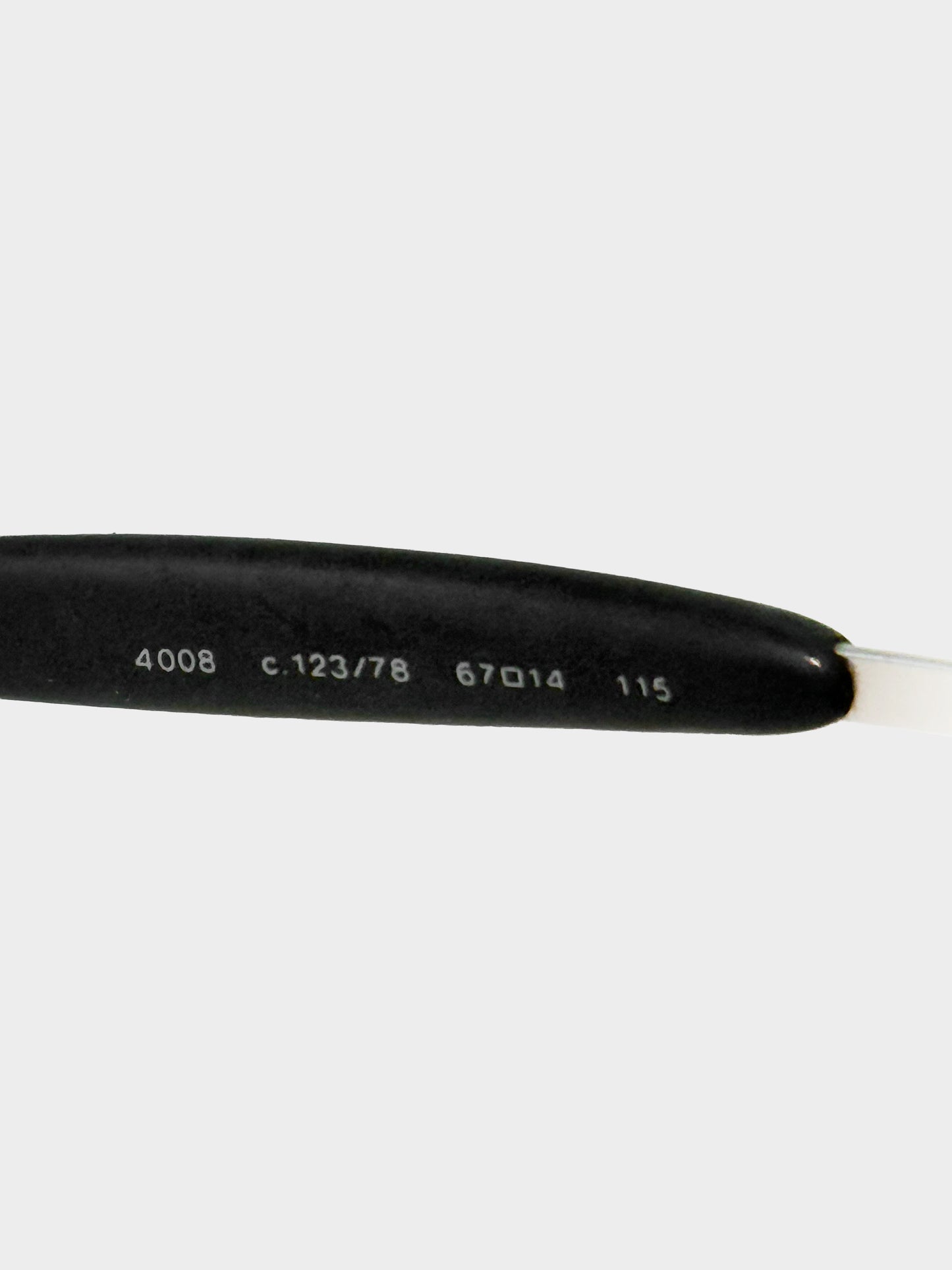 Chanel by Karl Lagerfeld 2000s Gradient Brown and Grey Rimless Sunglasses