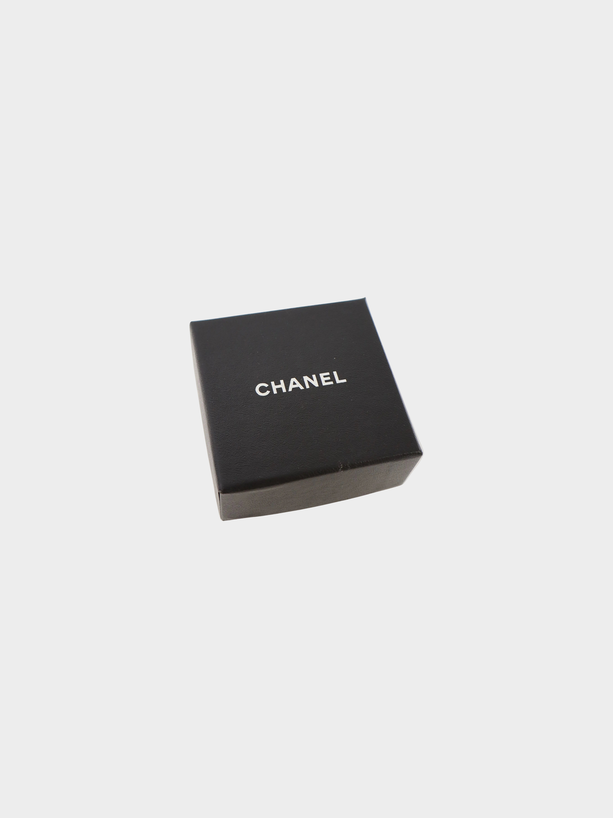 Chanel 2013 Silver Coco Rhinestone Earrings