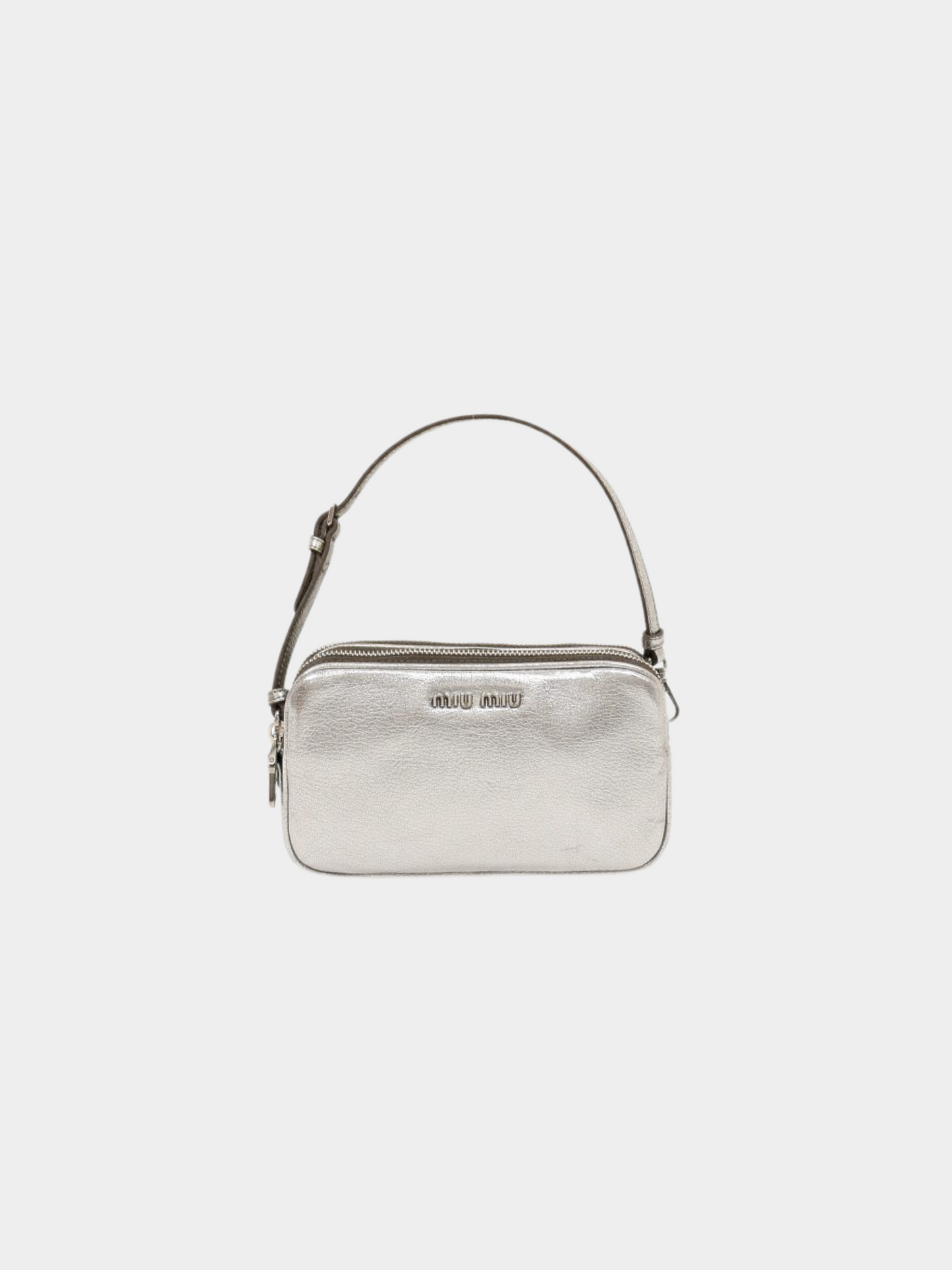 Miu Miu 2010s Silver Mini Handbag