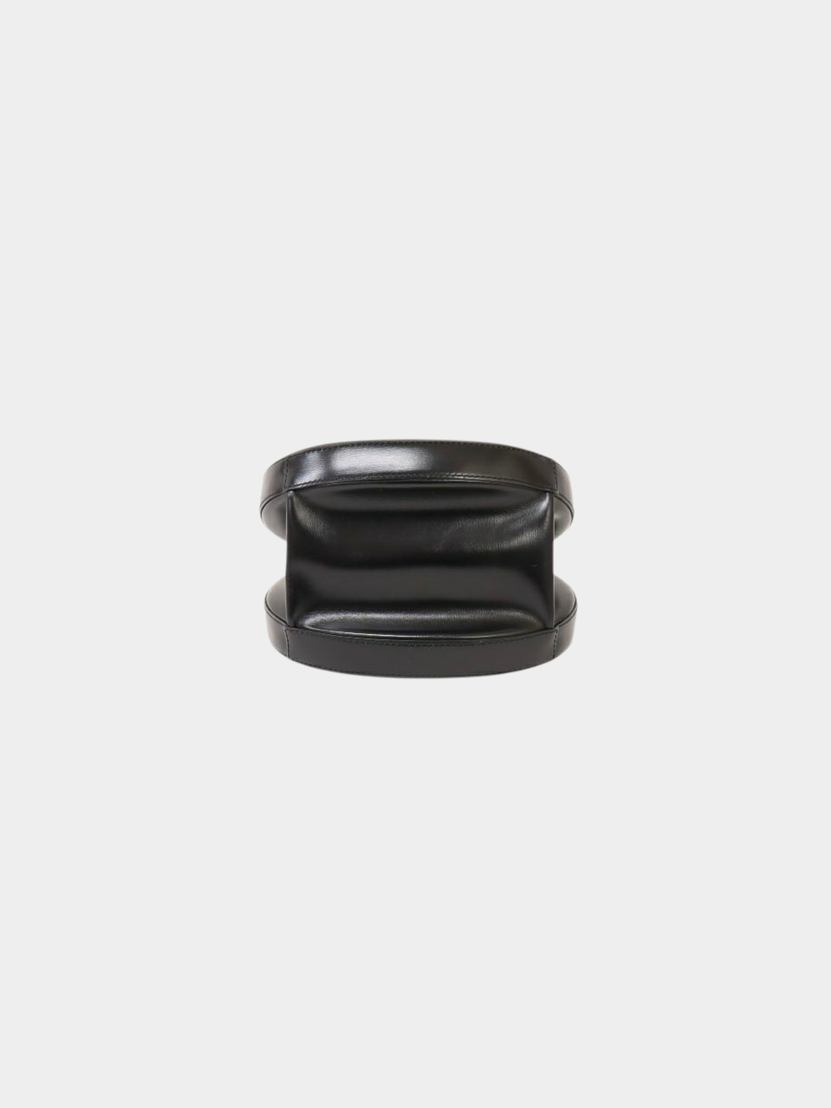 Loewe 2010s Black Calf Leather Anagram Round 2-Way Bag