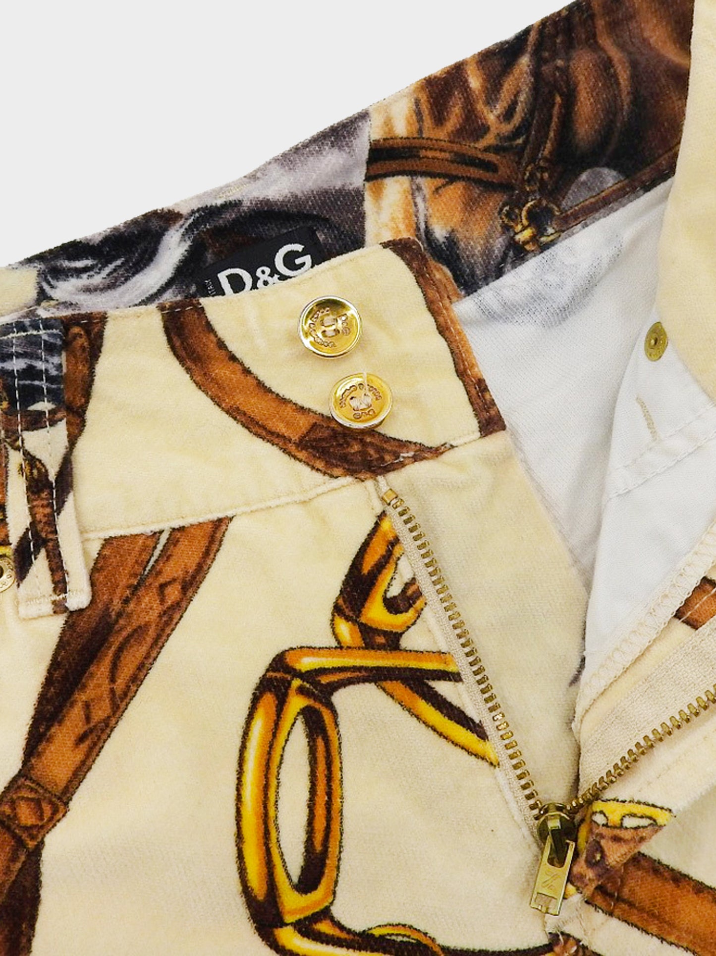 Dolce and Gabbana 1990s Beige Equestrian Coat and Pants Set